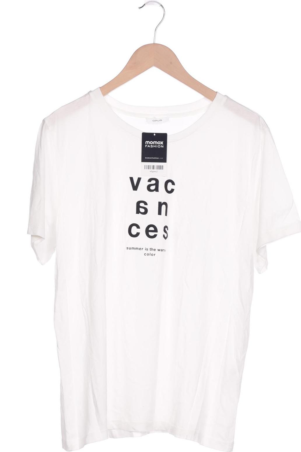 

Opus Damen T-Shirt, weiß, Gr. 42