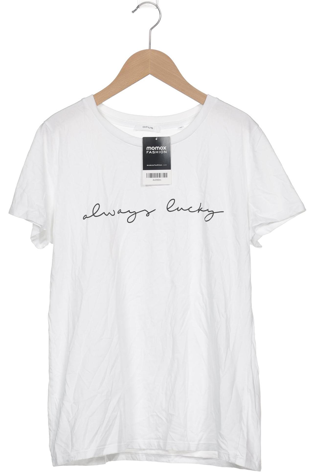 

Opus Damen T-Shirt, weiß, Gr. 42
