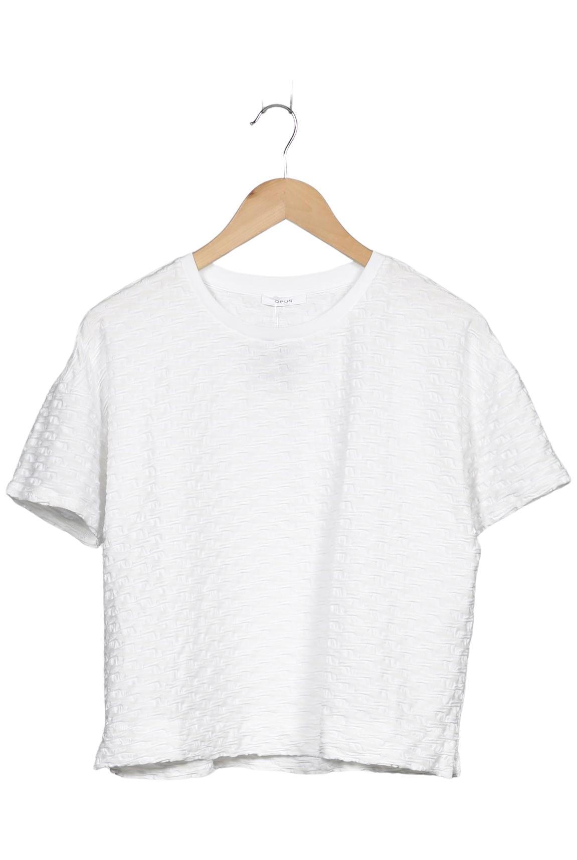 

Opus Damen T-Shirt, weiß, Gr. 40