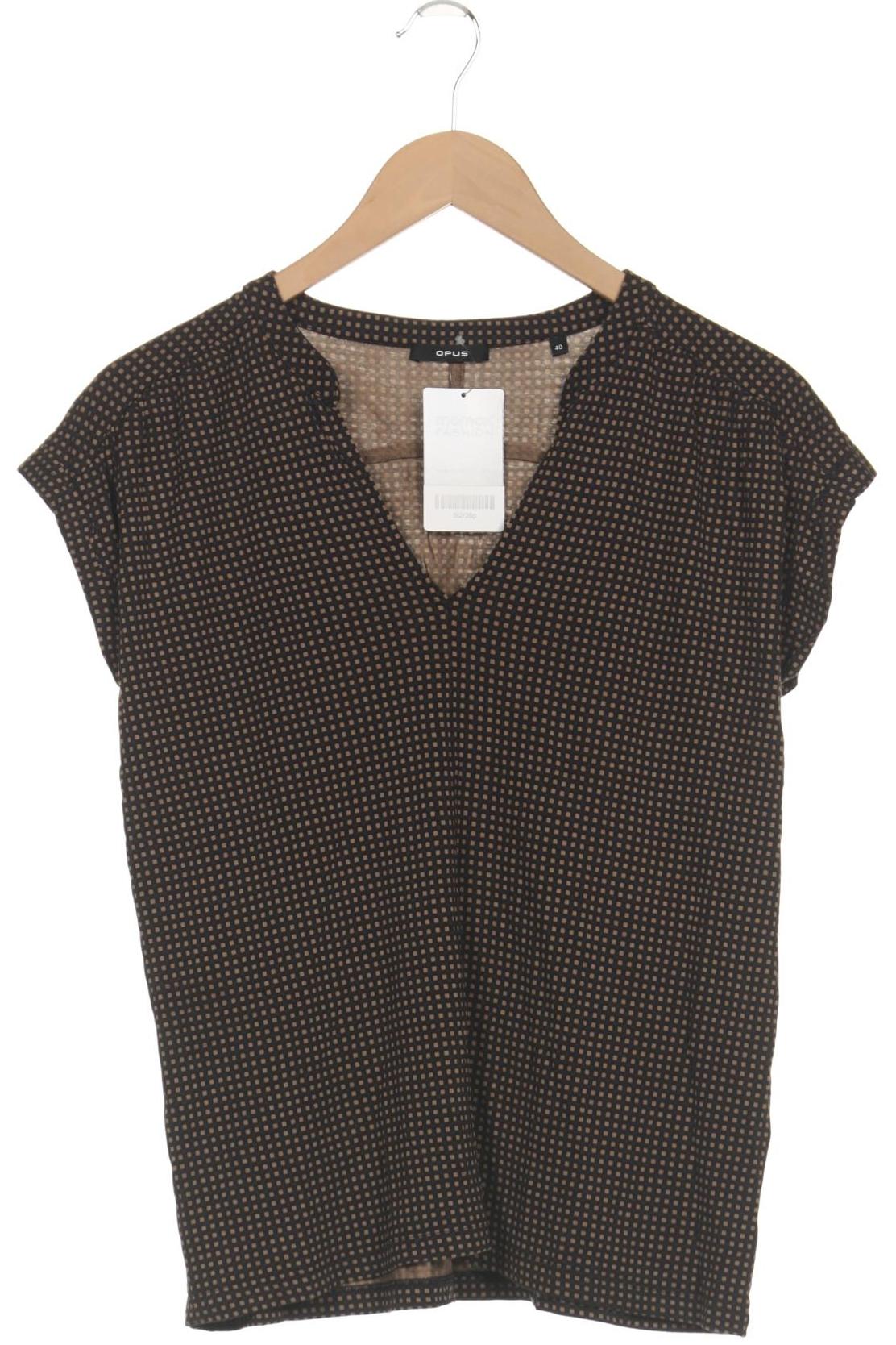 

Opus Damen T-Shirt, braun, Gr. 40