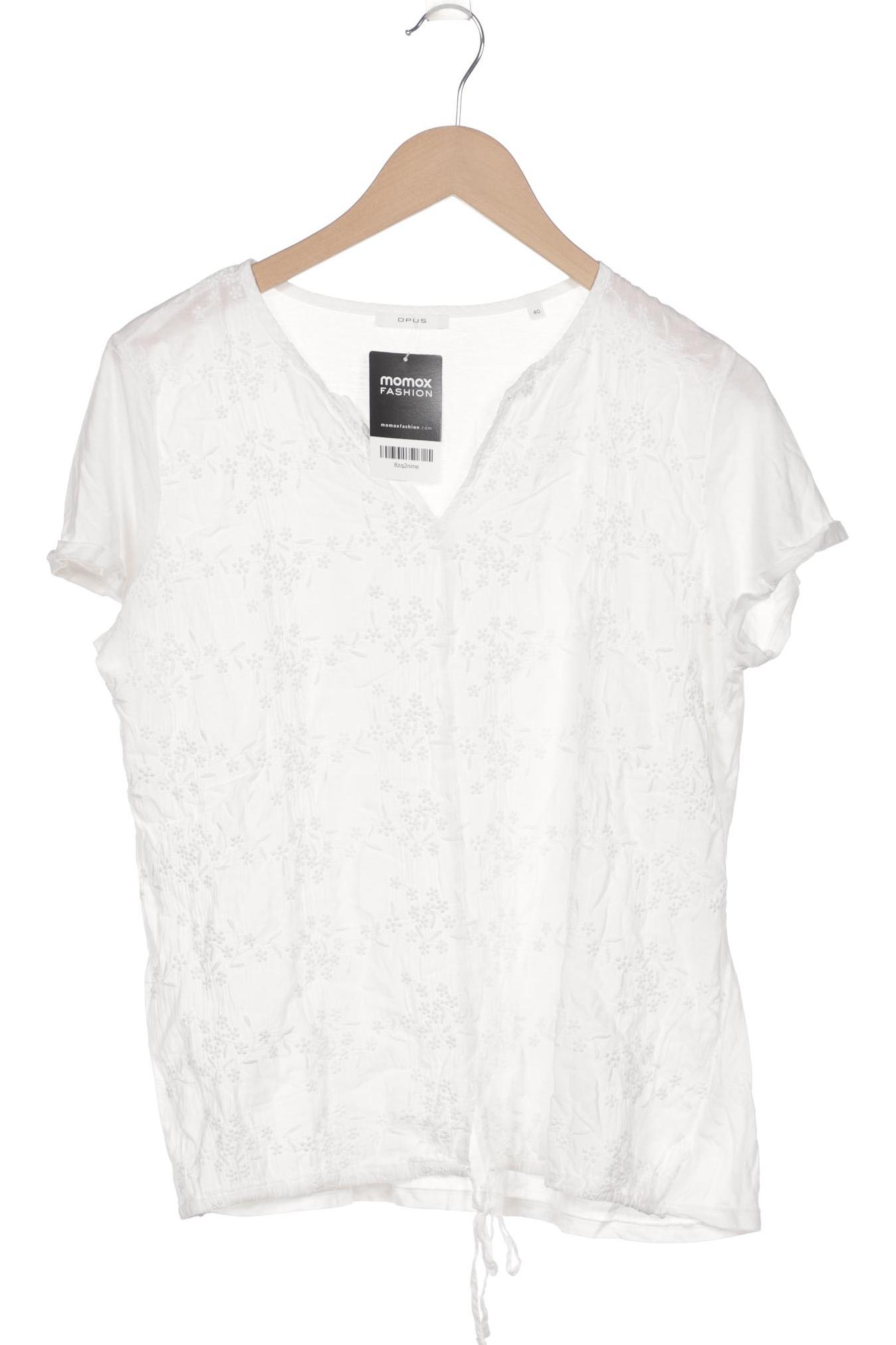 

Opus Damen T-Shirt, weiß, Gr. 40