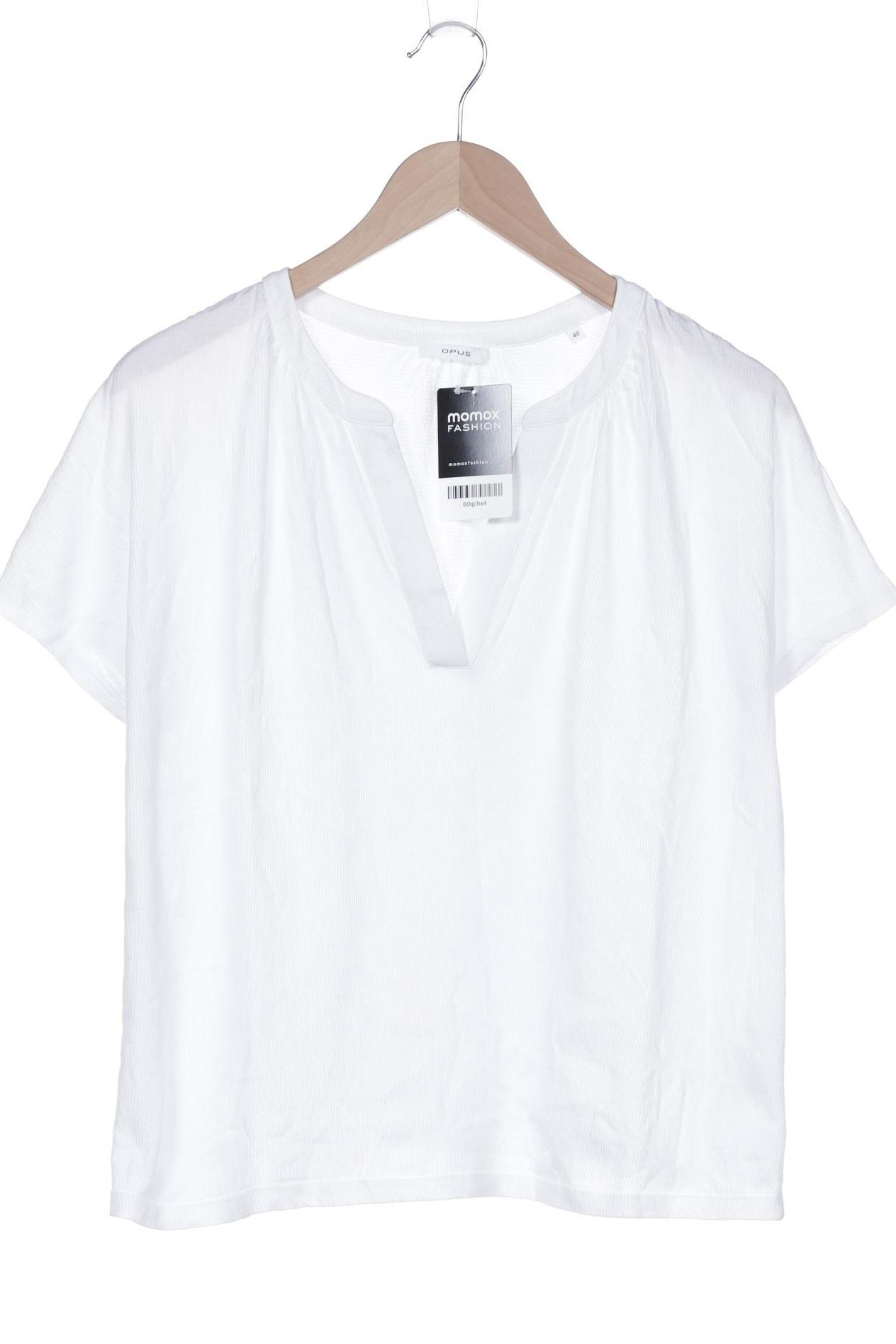 

Opus Damen T-Shirt, weiß, Gr. 40