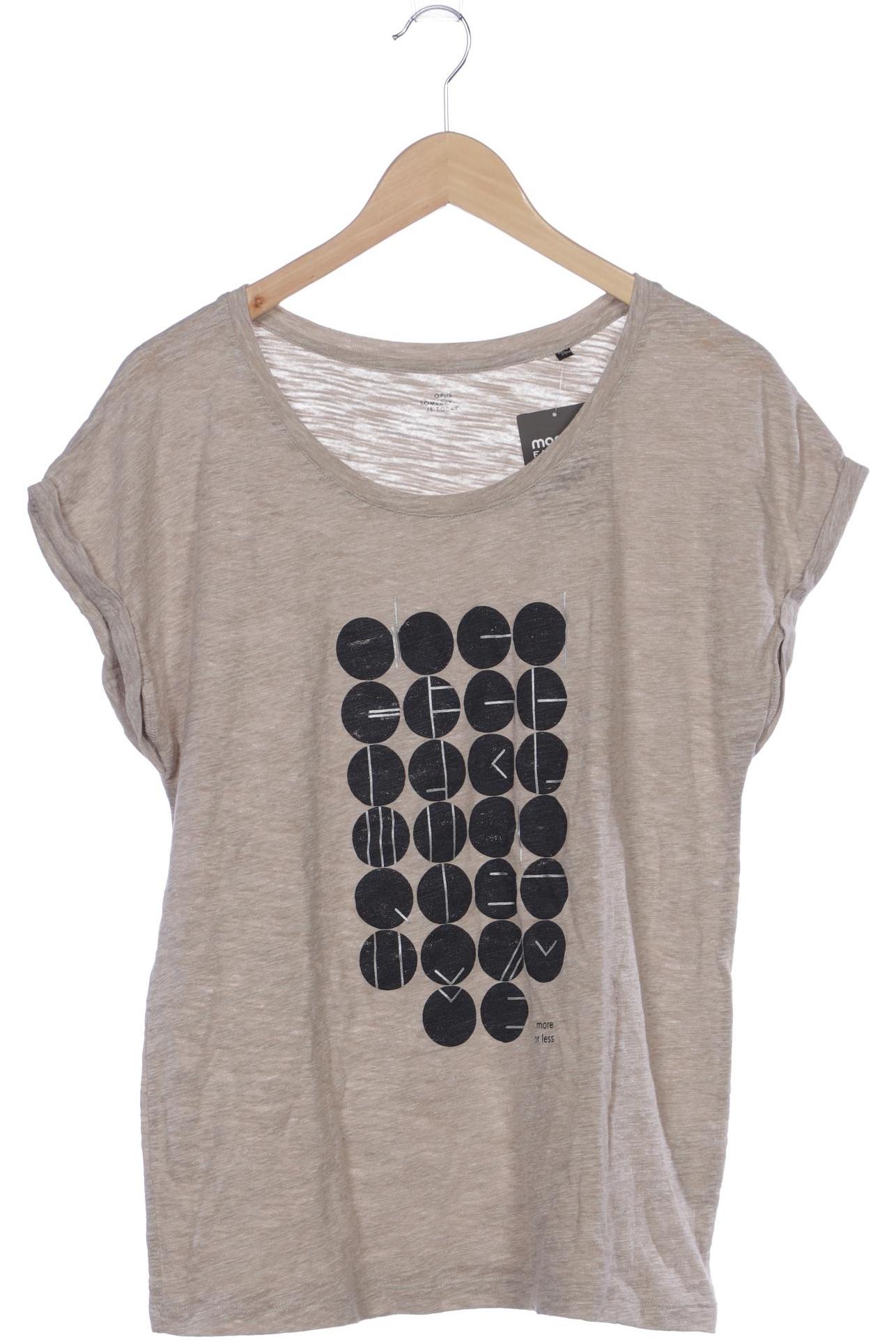 

Opus Damen T-Shirt, beige, Gr. 42