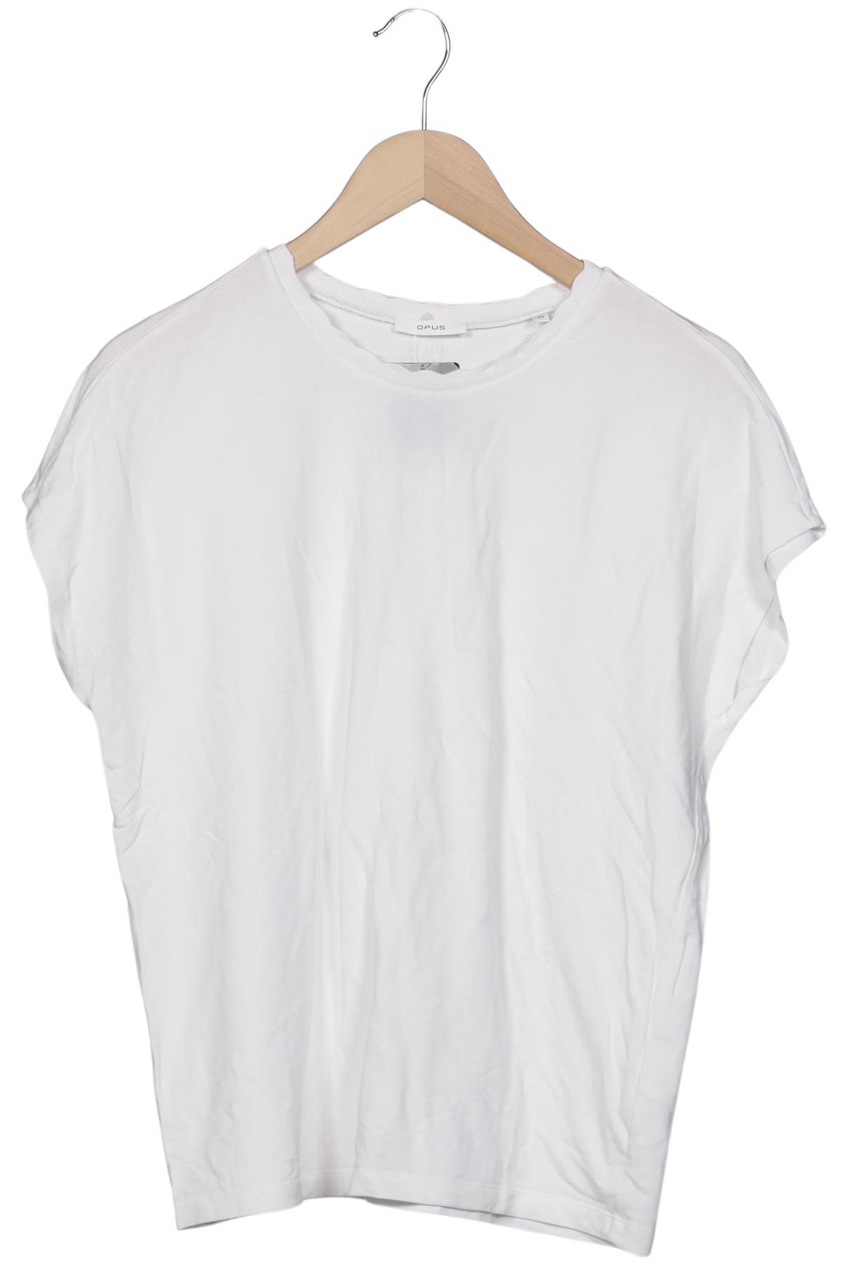 

Opus Damen T-Shirt, weiß, Gr. 40