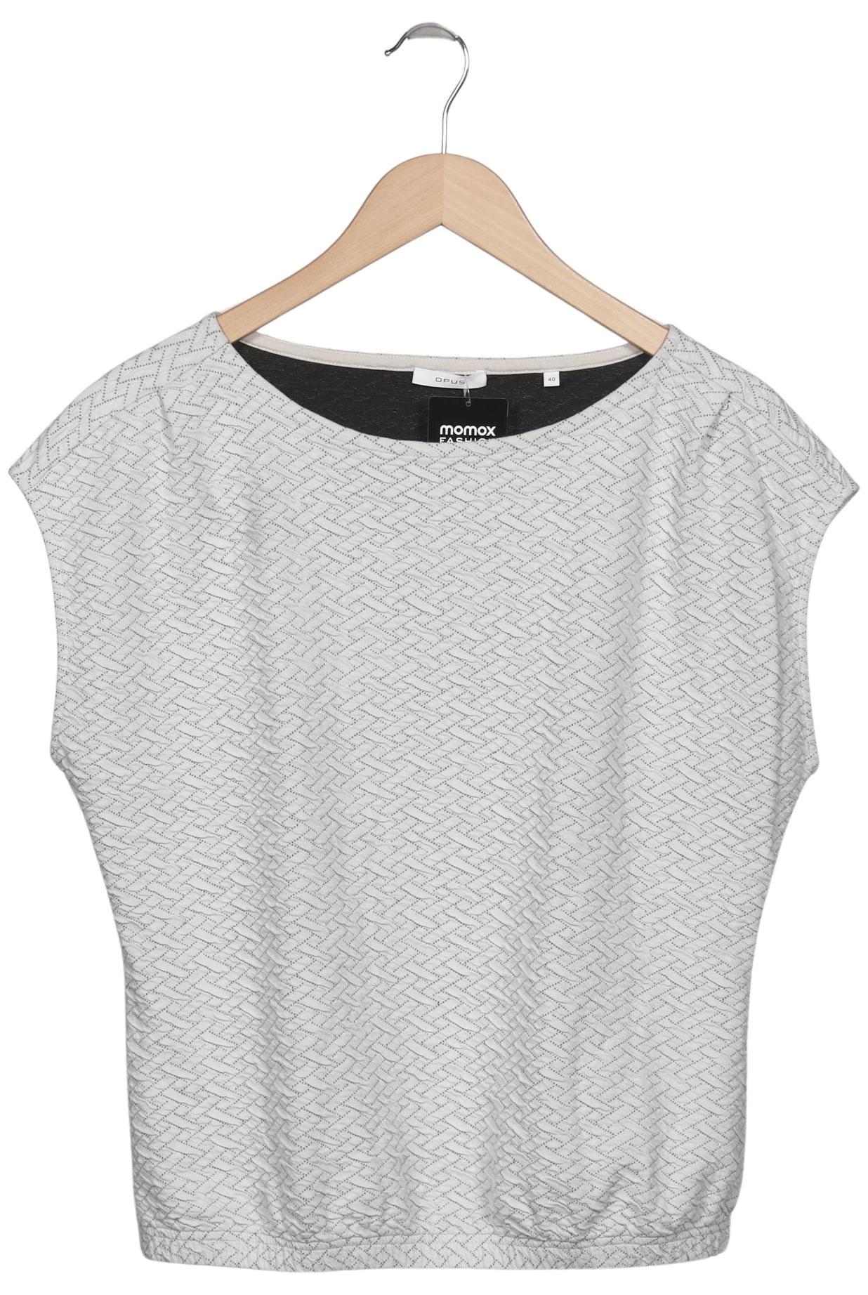 

Opus Damen T-Shirt, weiß, Gr. 40