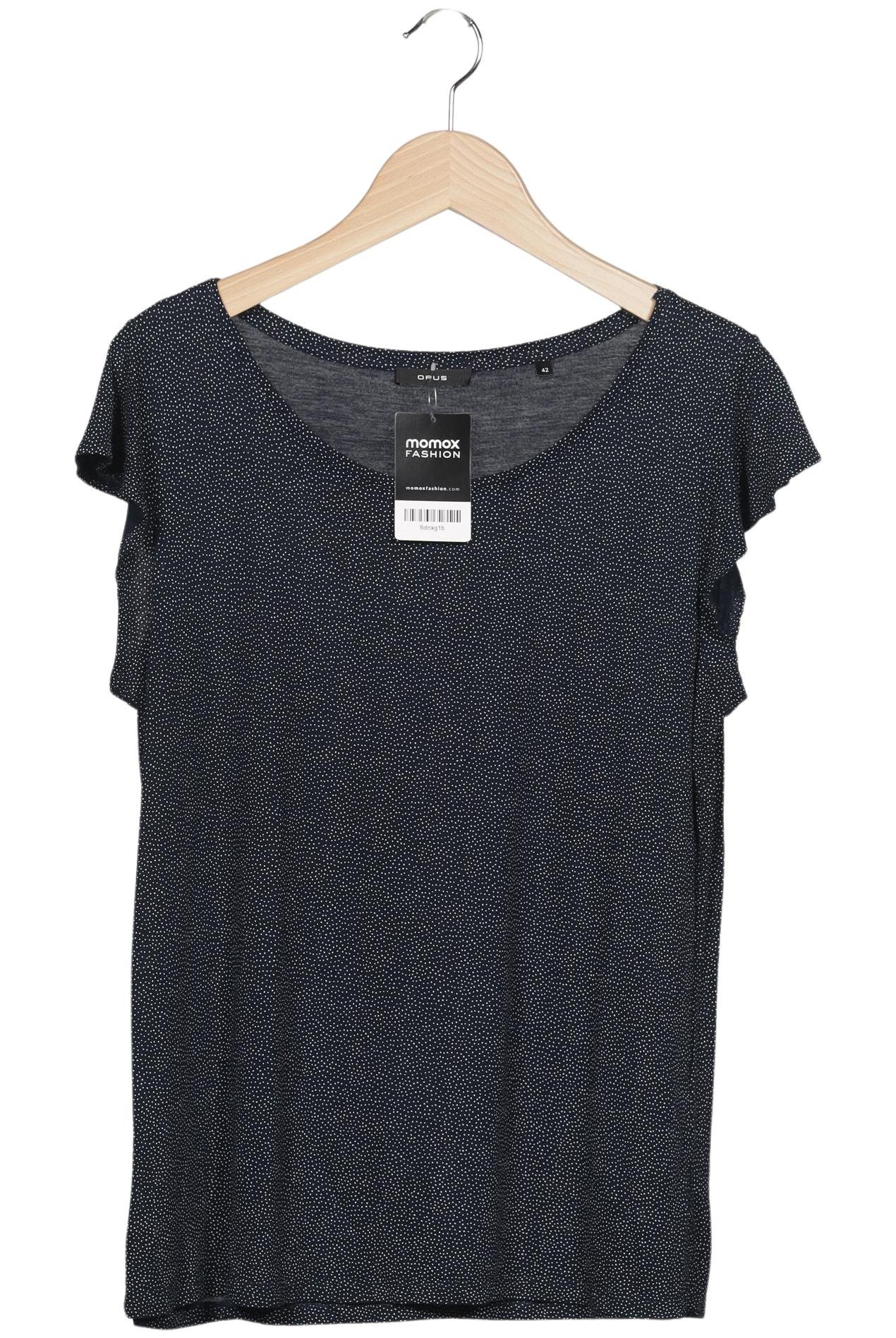 

Opus Damen T-Shirt, marineblau, Gr. 42