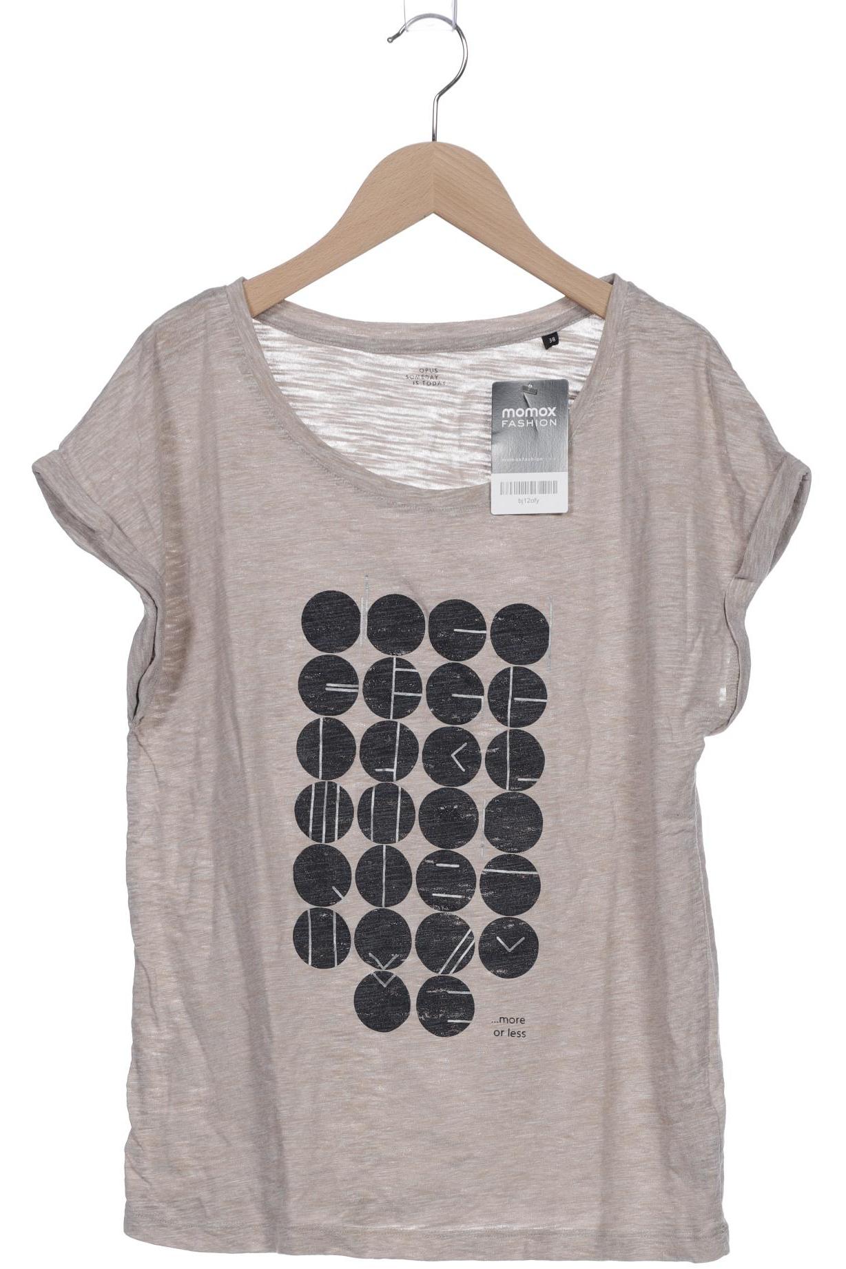 

Opus Damen T-Shirt, beige, Gr. 38