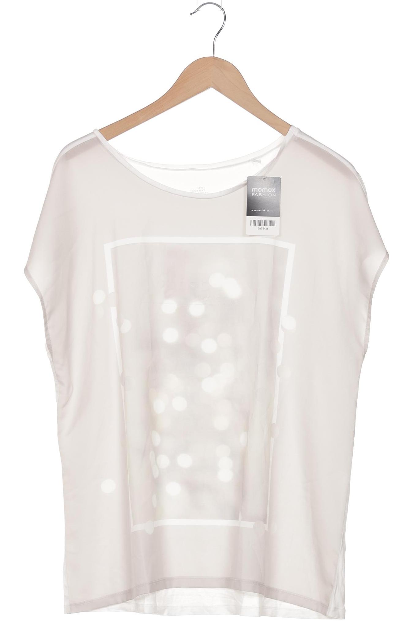 

Opus Damen T-Shirt, cremeweiß, Gr. 40