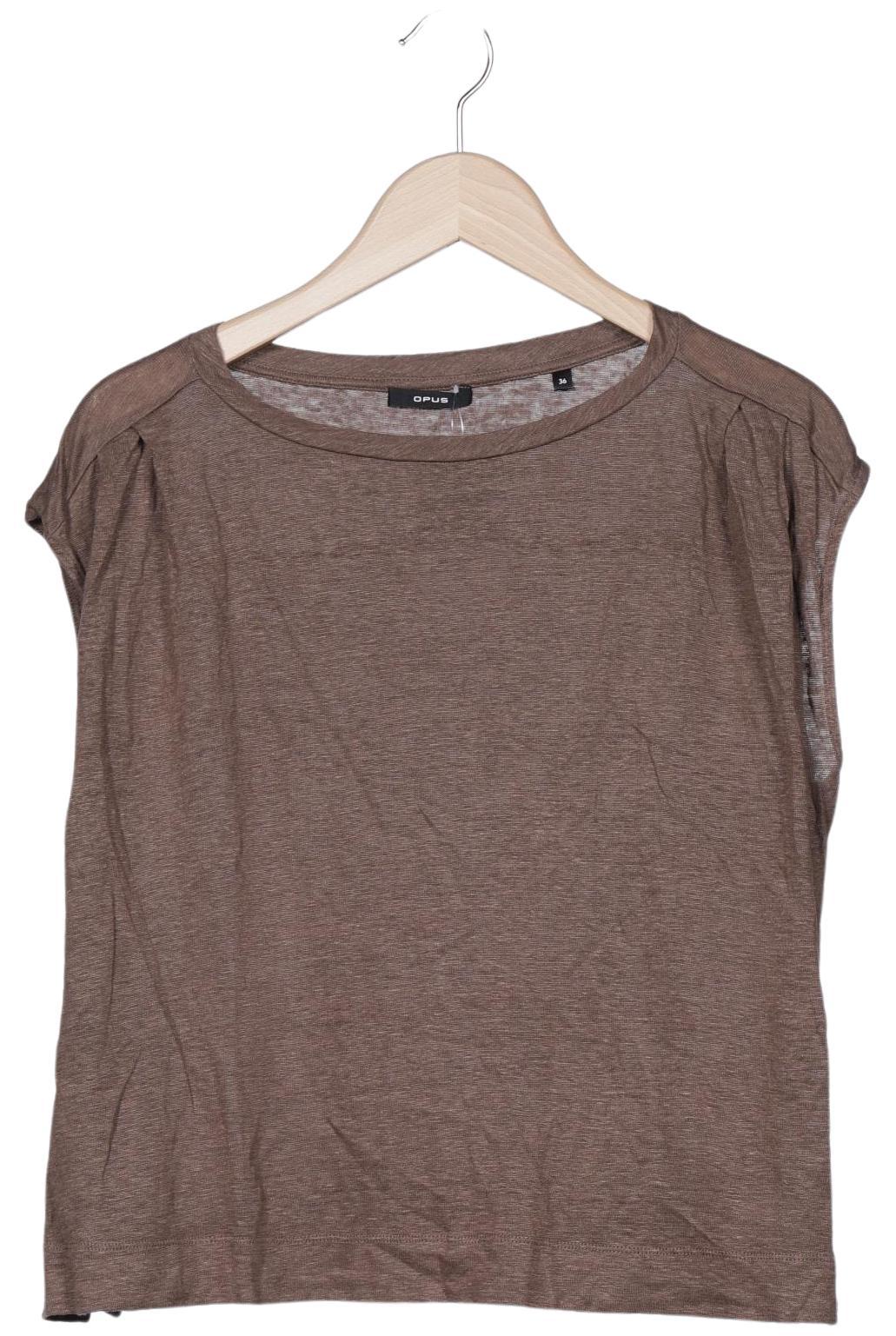 

Opus Damen T-Shirt, braun, Gr. 36