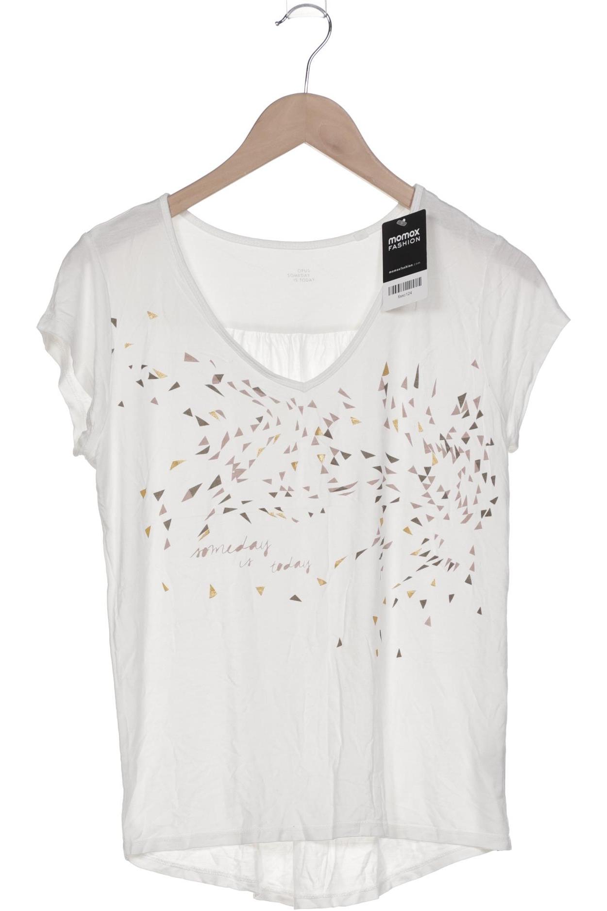 

Opus Damen T-Shirt, weiß, Gr. 38