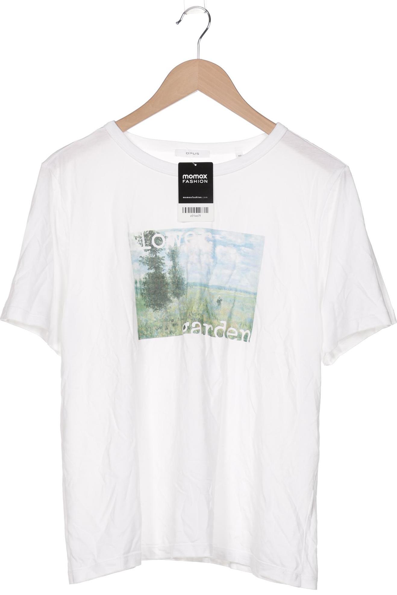 

Opus Damen T-Shirt, weiß, Gr. 40