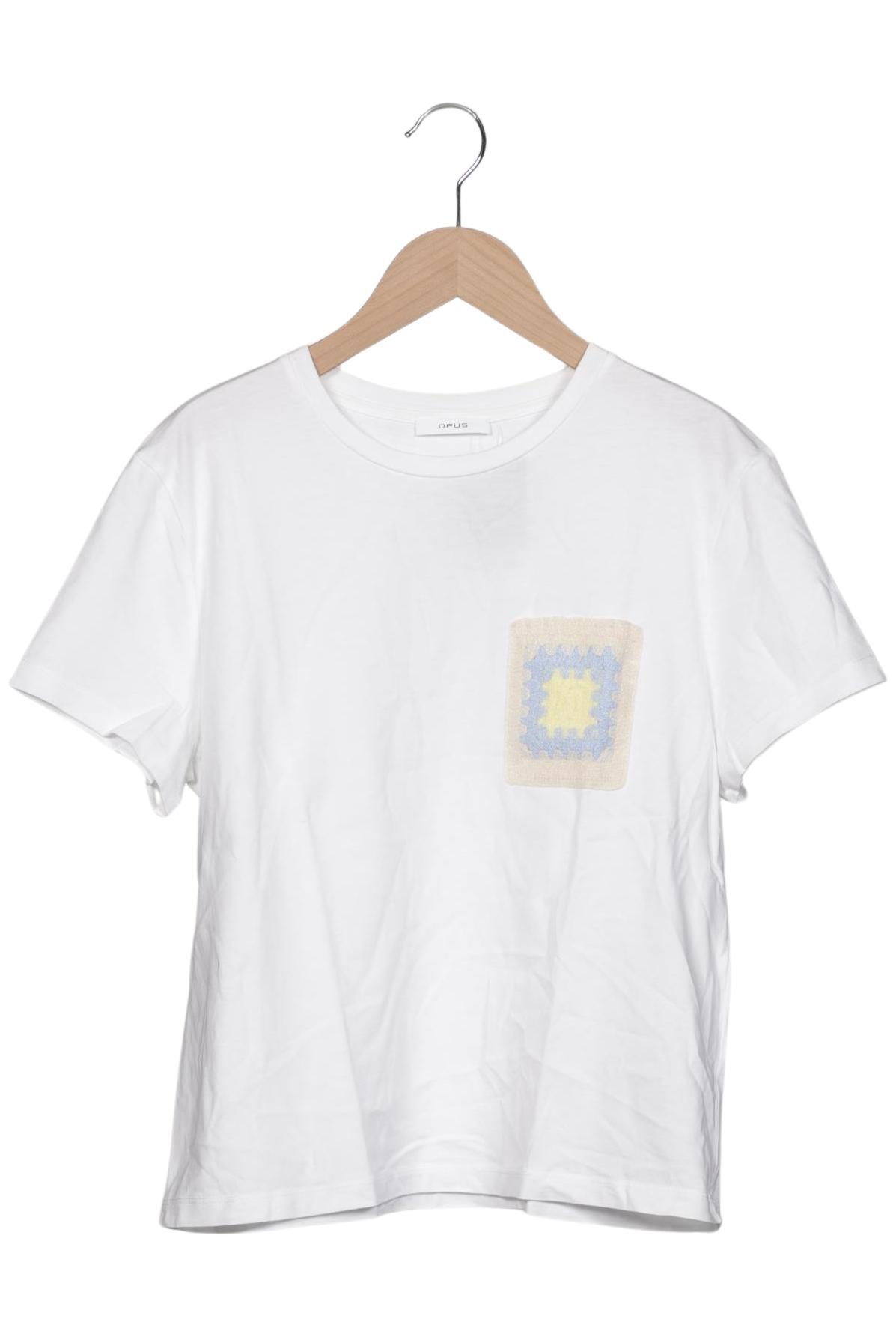 

Opus Damen T-Shirt, weiß, Gr. 36