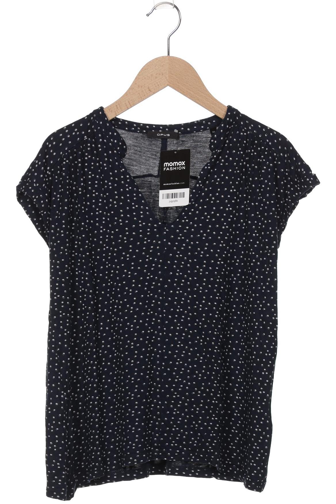 

Opus Damen T-Shirt, marineblau, Gr. 36