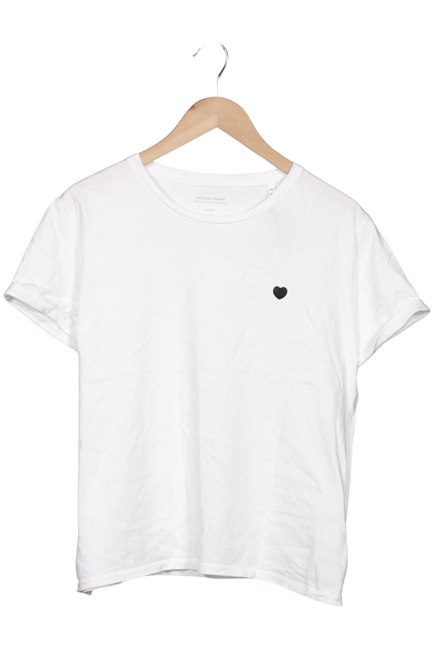 

Opus Damen T-Shirt, weiß, Gr. 42