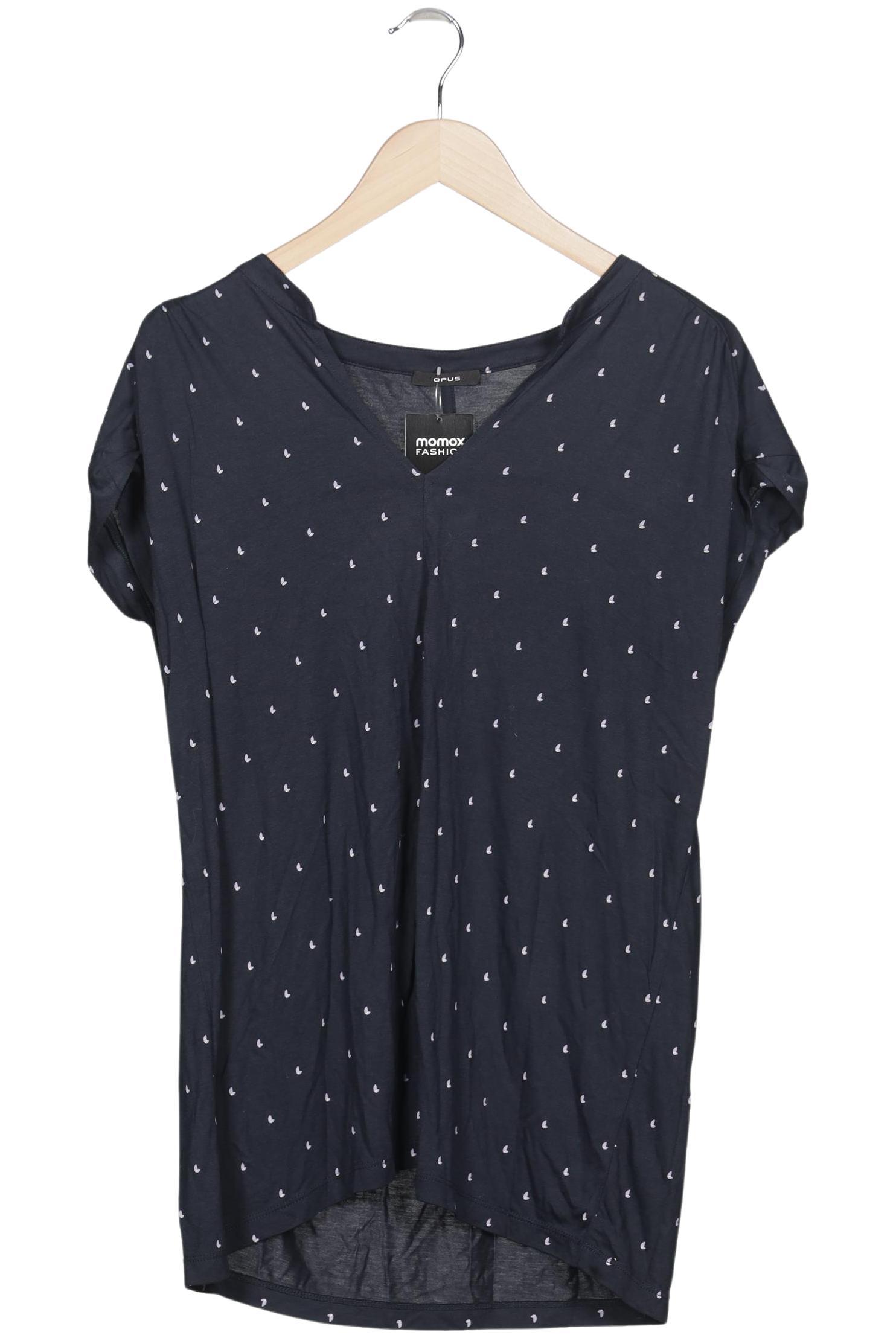 

Opus Damen T-Shirt, marineblau, Gr. 42