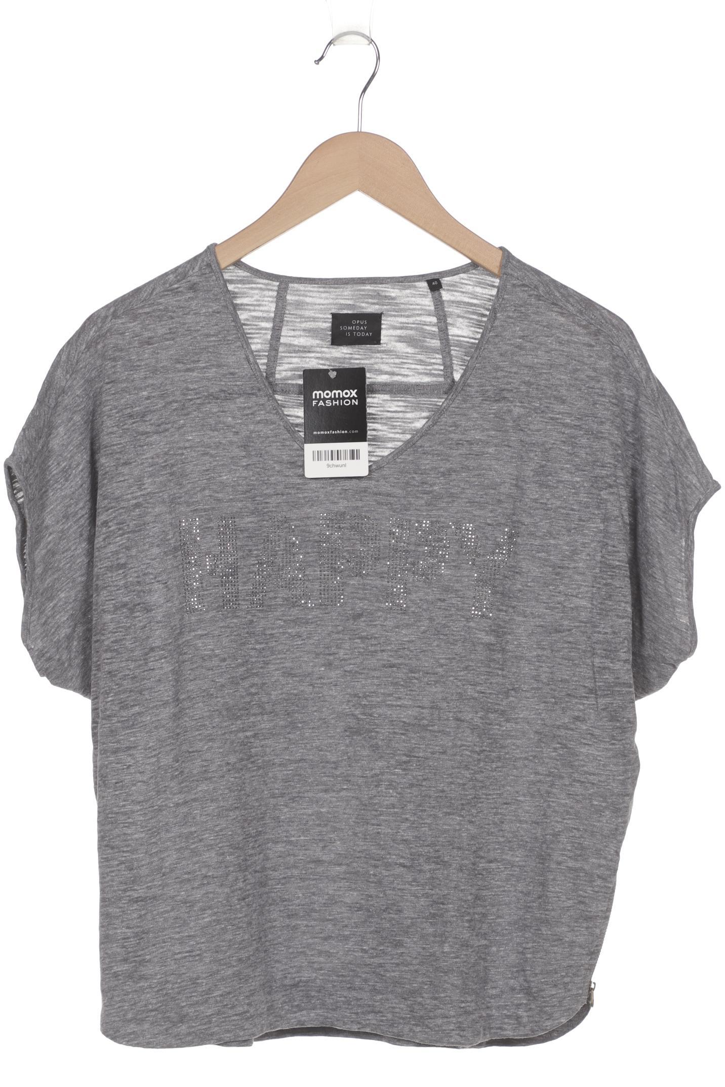 

Opus Damen T-Shirt, grau, Gr. 40