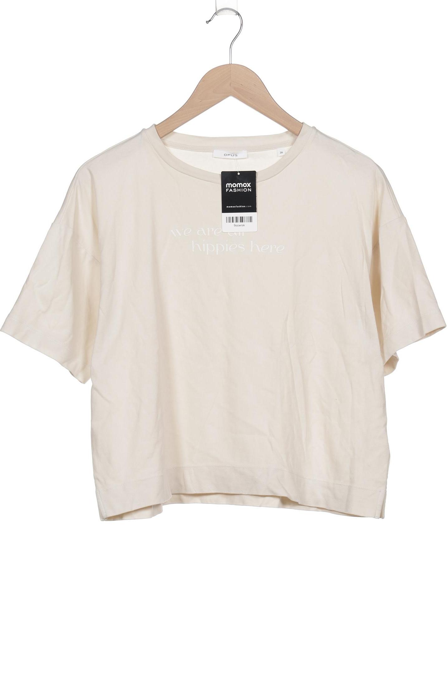 

Opus Damen T-Shirt, cremeweiß, Gr. 36