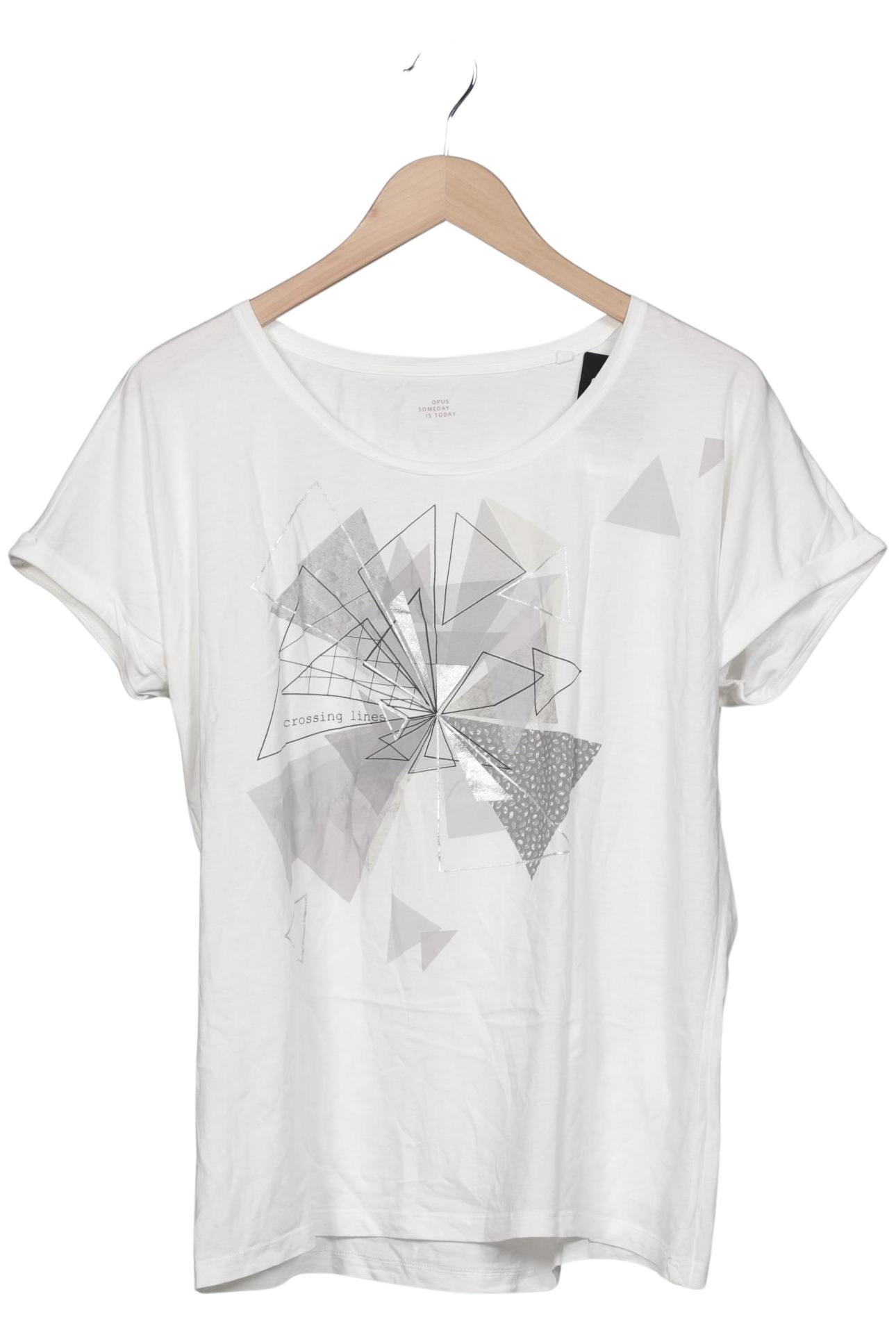 

Opus Damen T-Shirt, weiß, Gr. 42