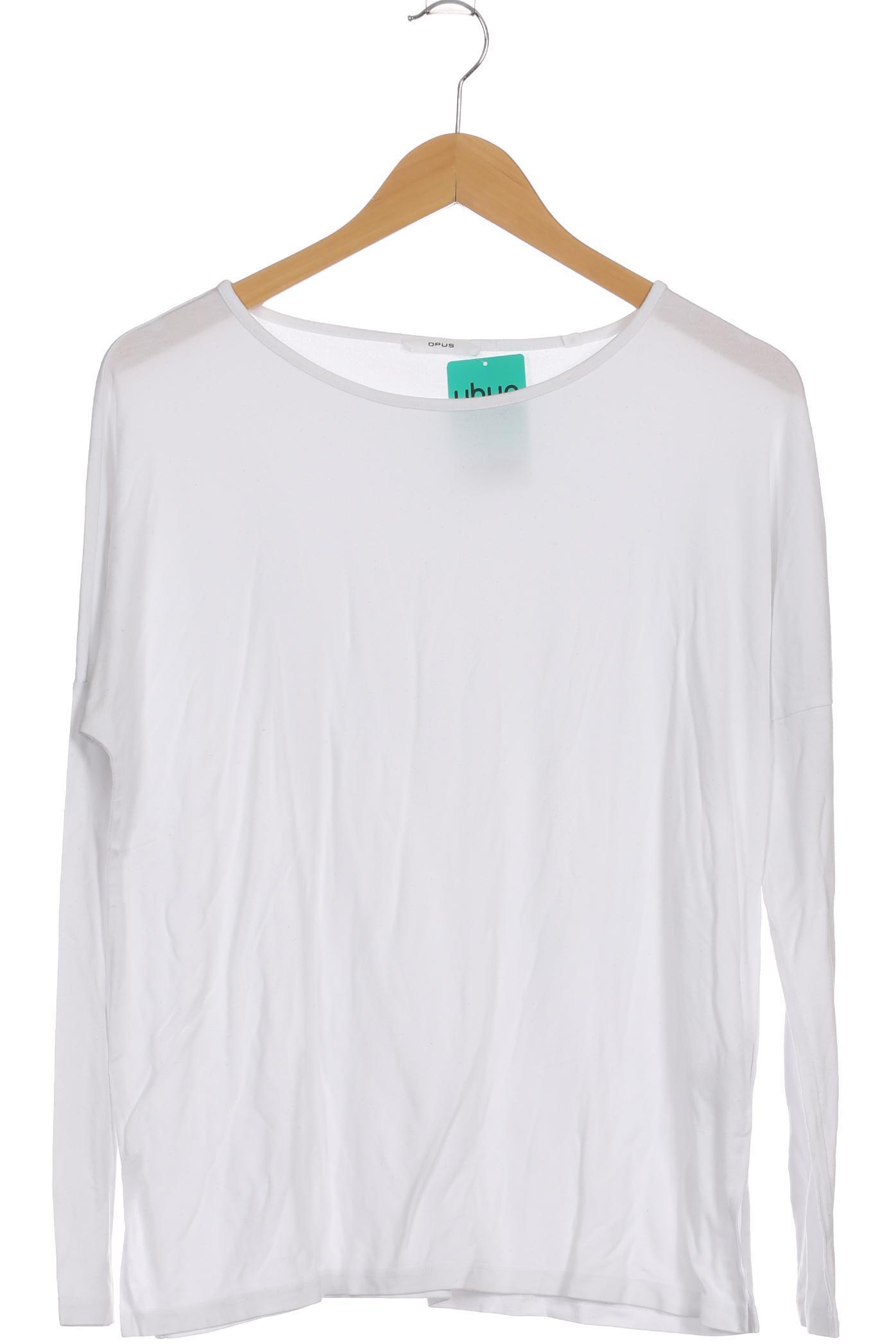 

Opus Damen Langarmshirt, weiß, Gr. 38