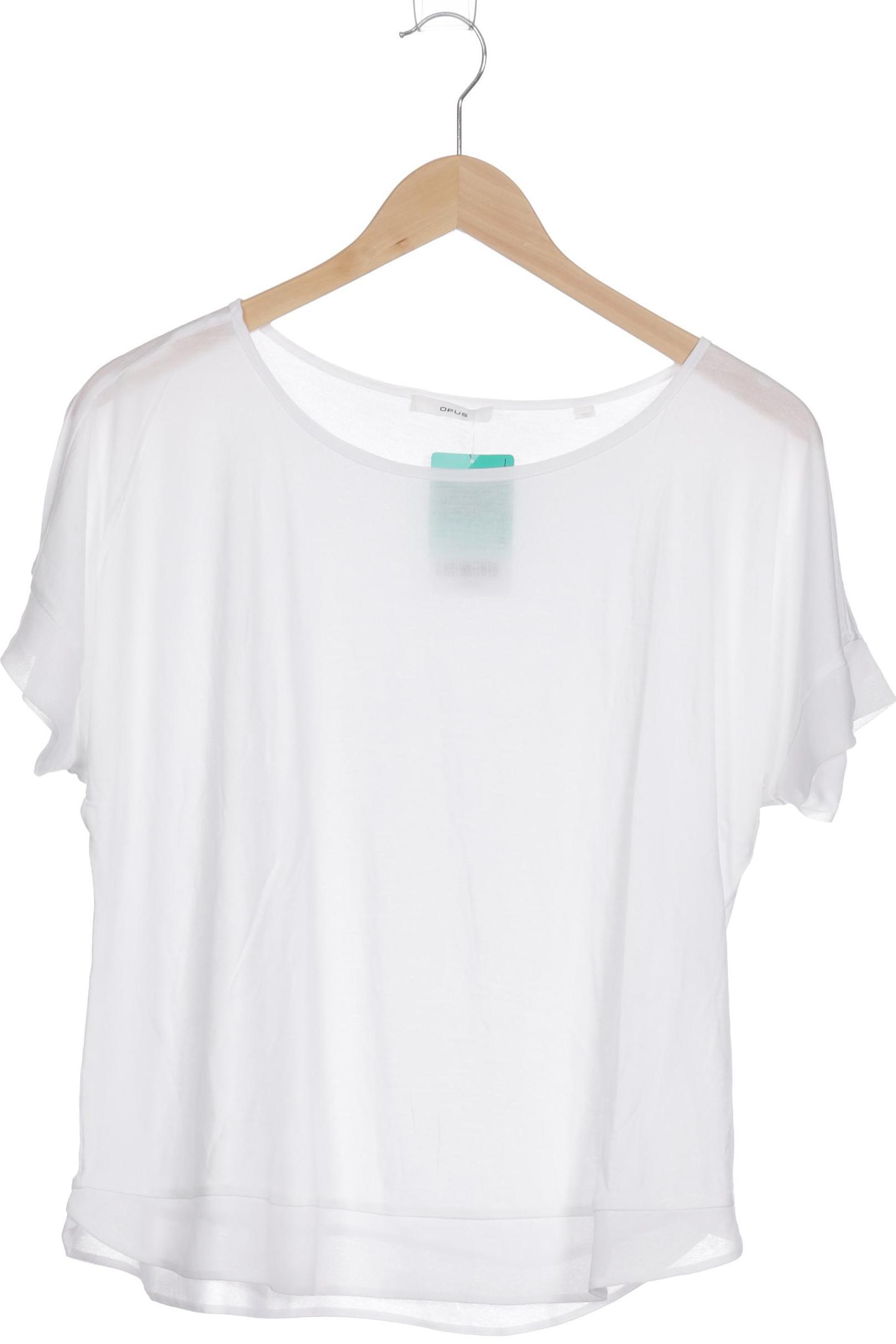 

Opus Damen T-Shirt, weiß, Gr. 38