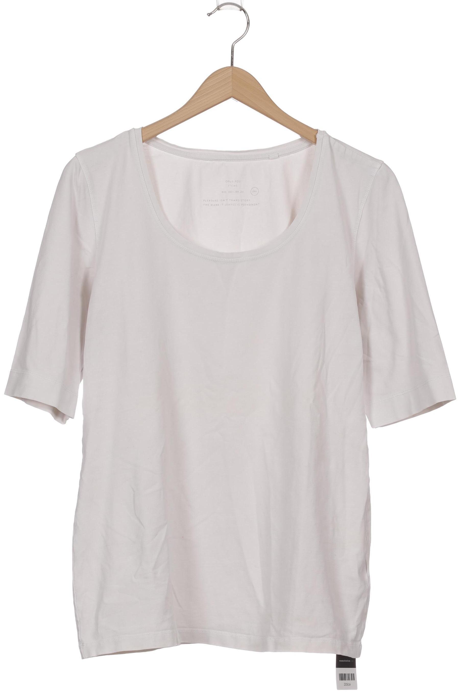 

Opus Damen T-Shirt, weiß, Gr. 42