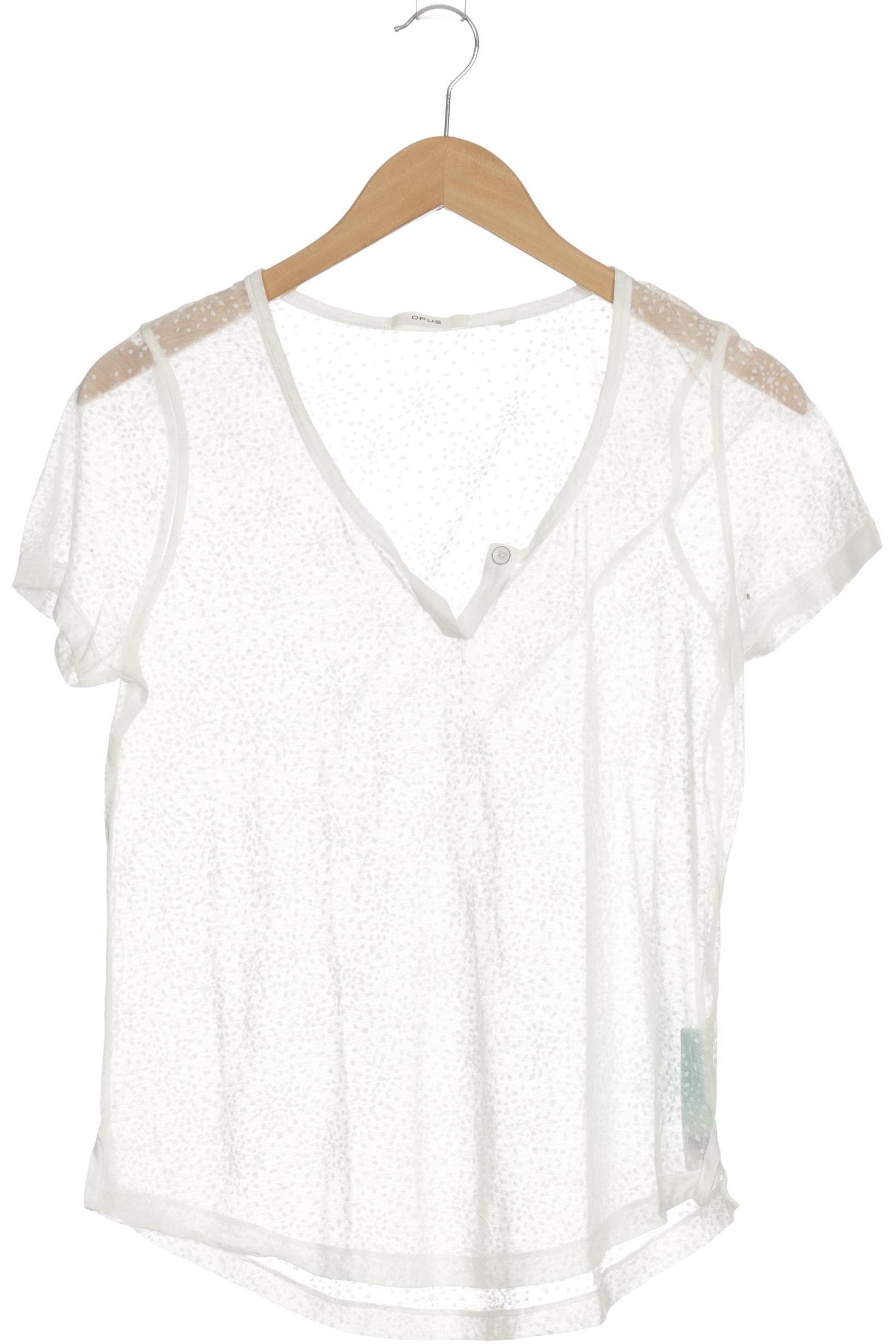 

Opus Damen T-Shirt, weiß, Gr. 36