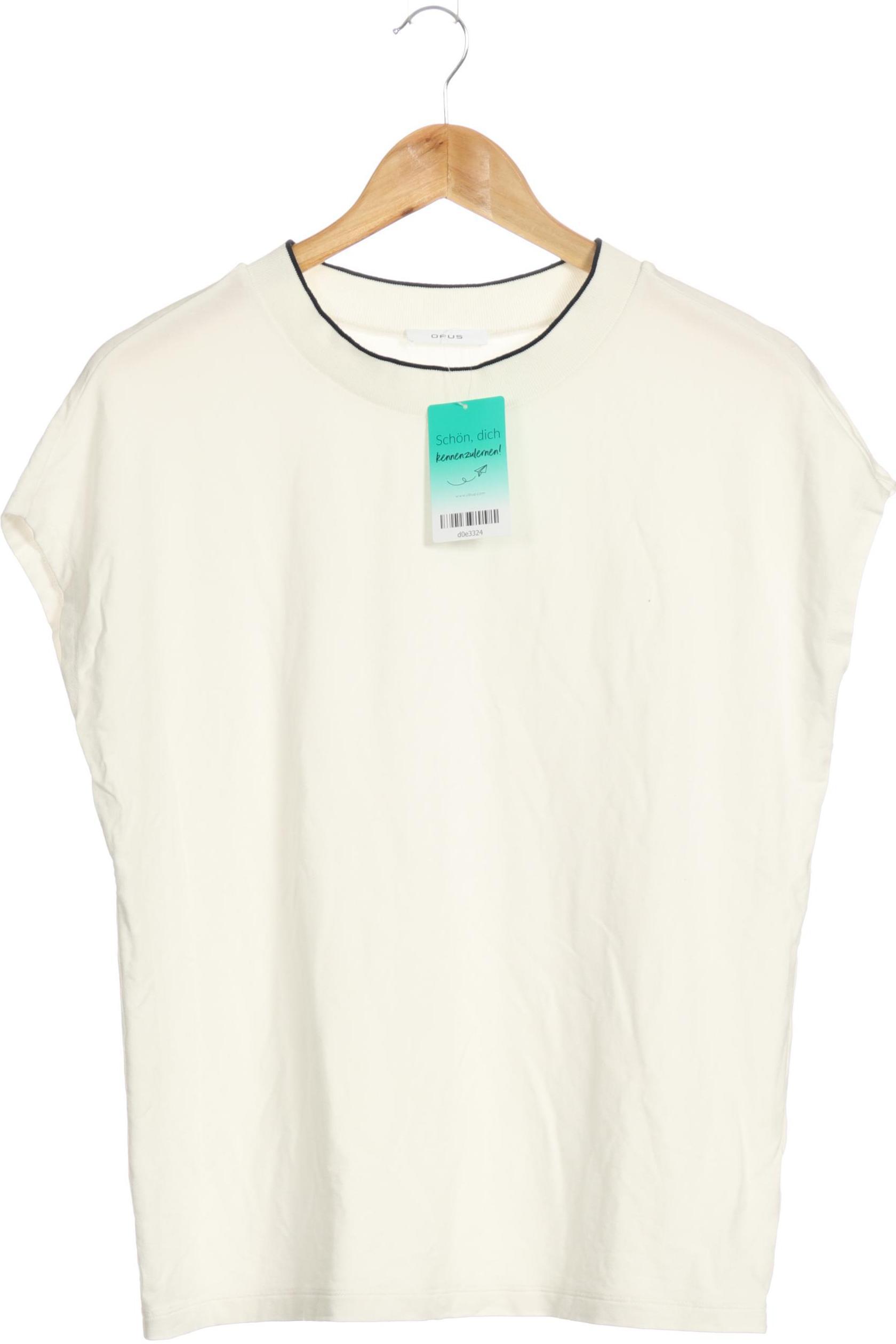 

Opus Damen T-Shirt, weiß, Gr. 40