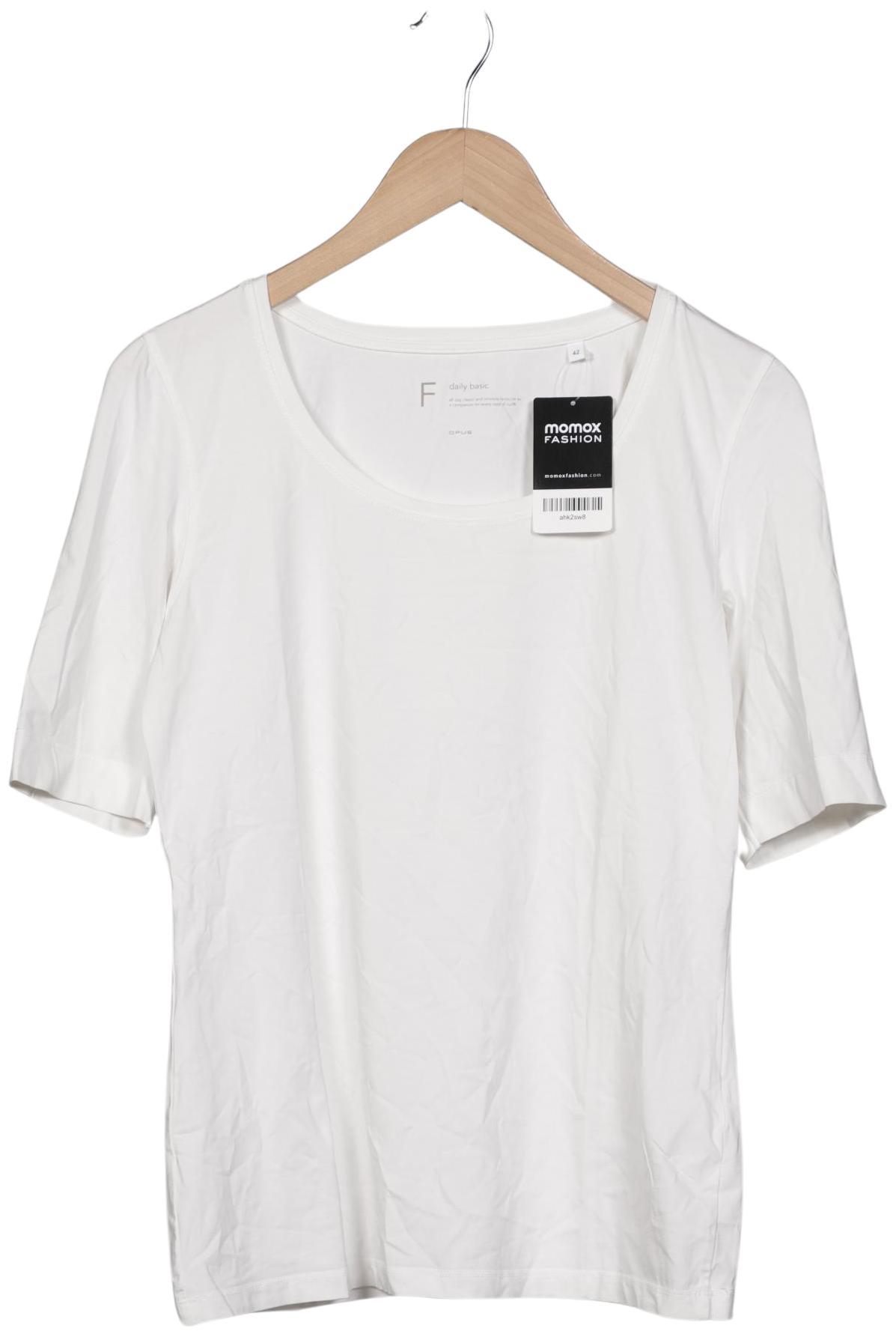 

Opus Damen T-Shirt, weiß, Gr. 42