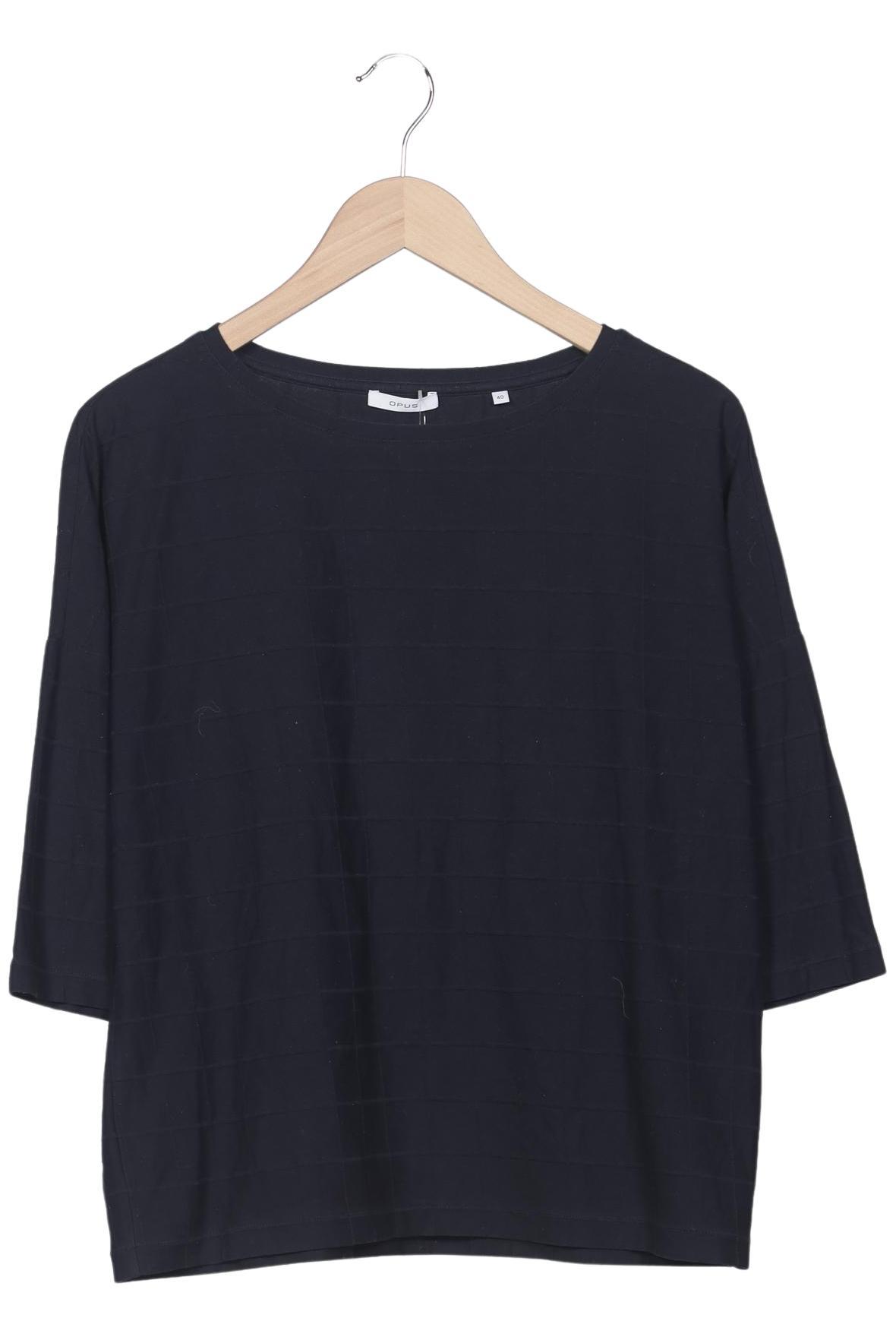 

Opus Damen T-Shirt, marineblau, Gr. 40