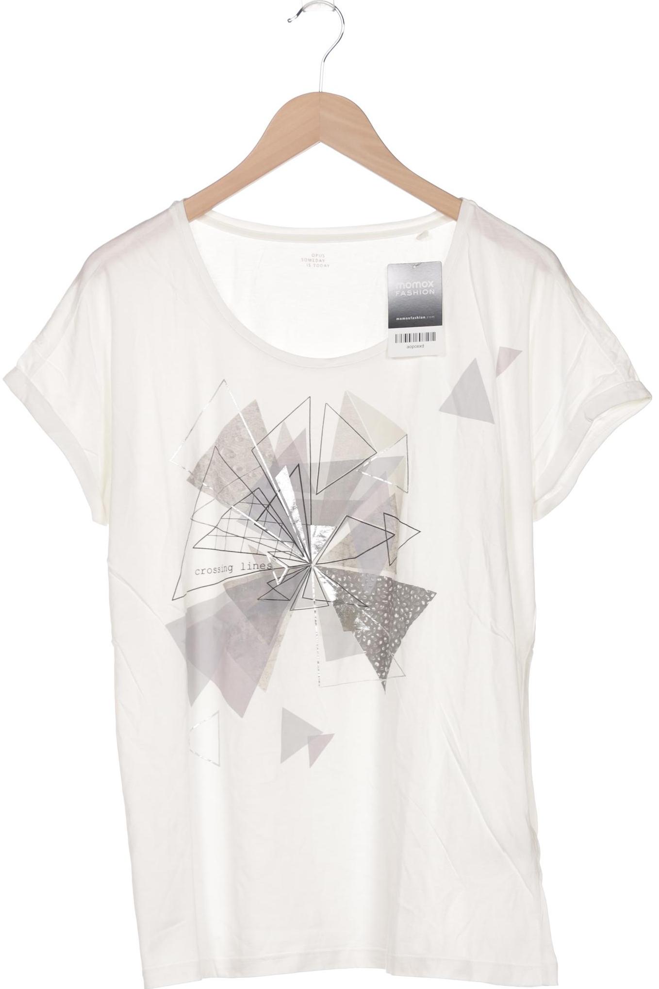 

Opus Damen T-Shirt, weiß, Gr. 42