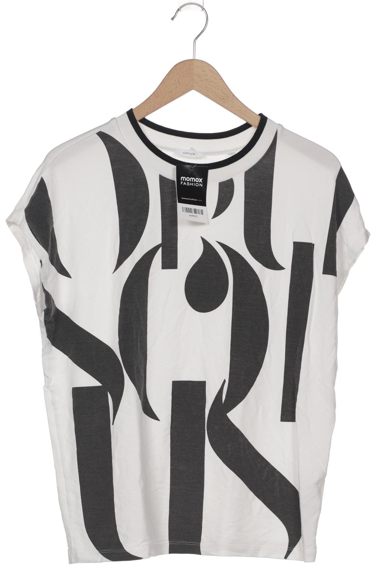 

Opus Damen T-Shirt, weiß, Gr. 40