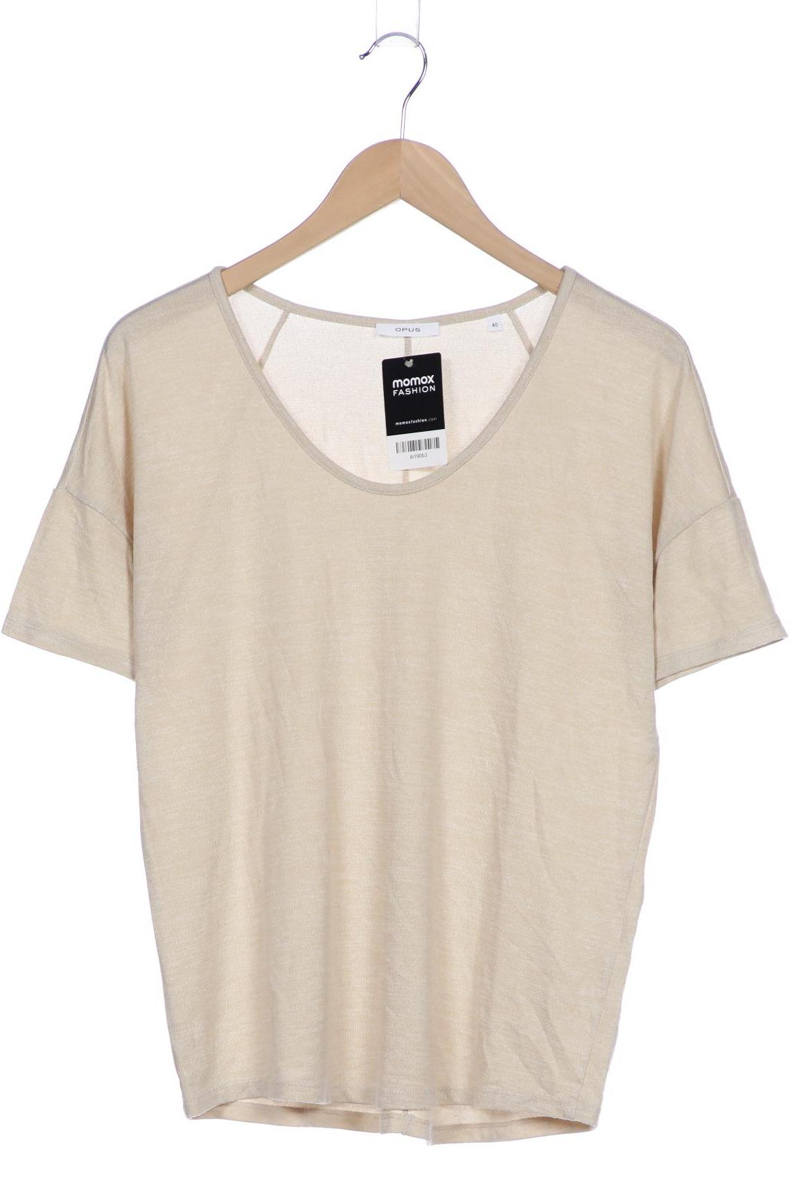 

Opus Damen T-Shirt, beige, Gr. 40