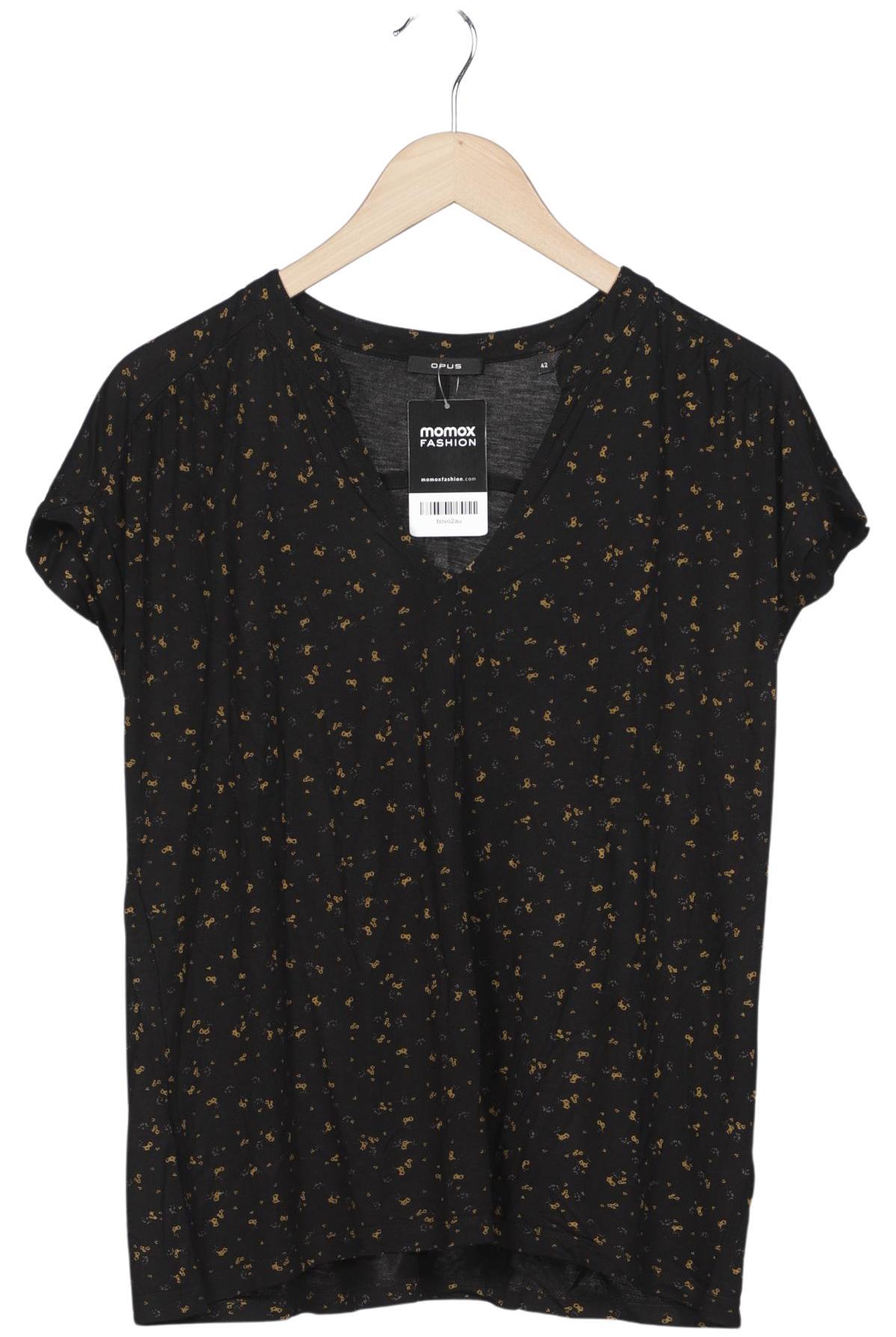 

Opus Damen T-Shirt, schwarz, Gr. 42