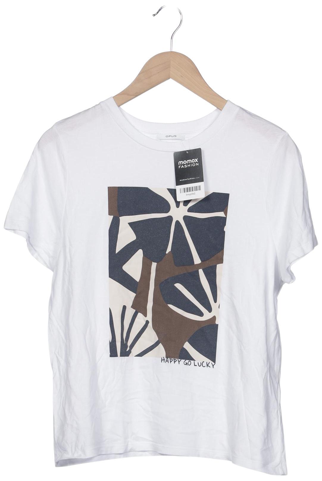 

Opus Damen T-Shirt, weiß, Gr. 38