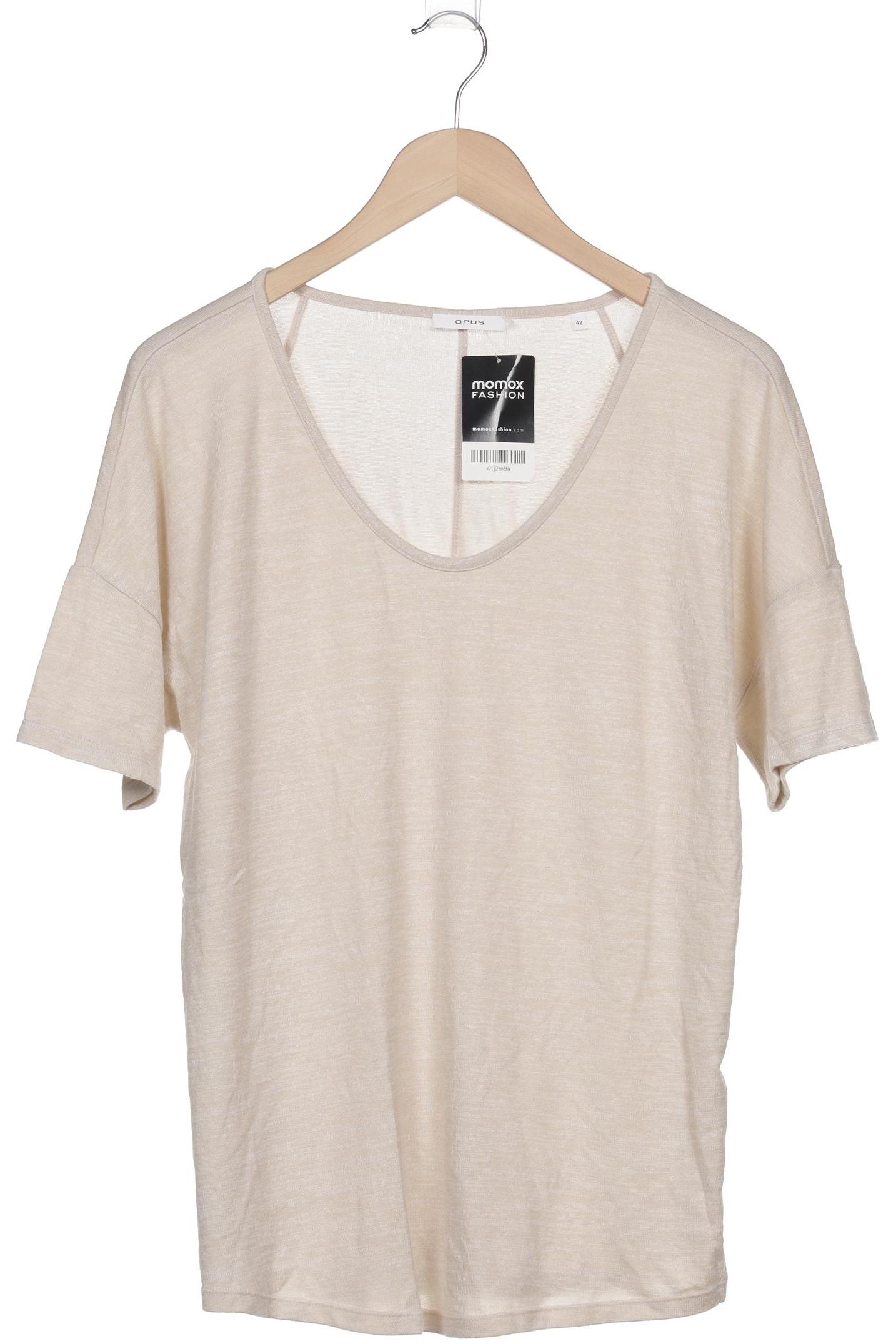 

Opus Damen T-Shirt, beige, Gr. 42