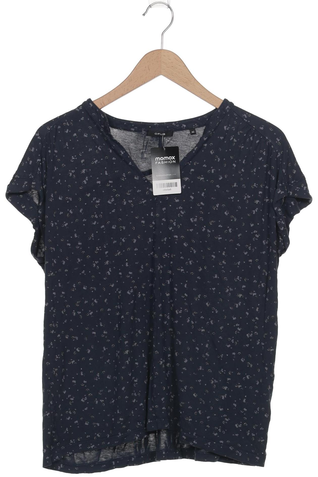 

Opus Damen T-Shirt, marineblau, Gr. 42