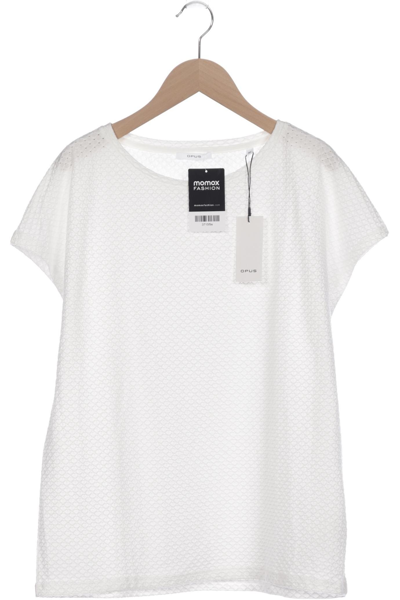 

Opus Damen T-Shirt, weiß, Gr. 40