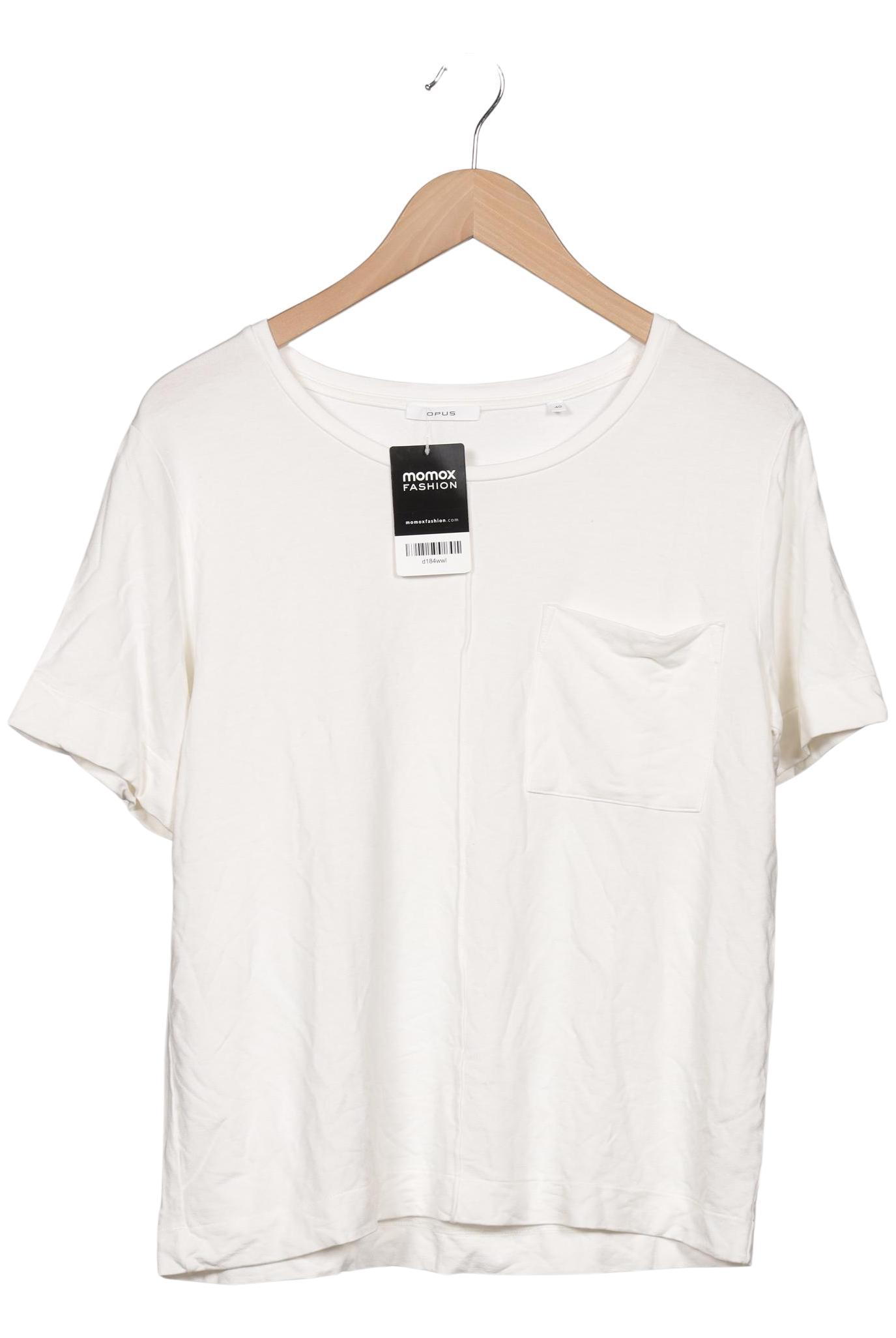 

Opus Damen T-Shirt, weiß, Gr. 40