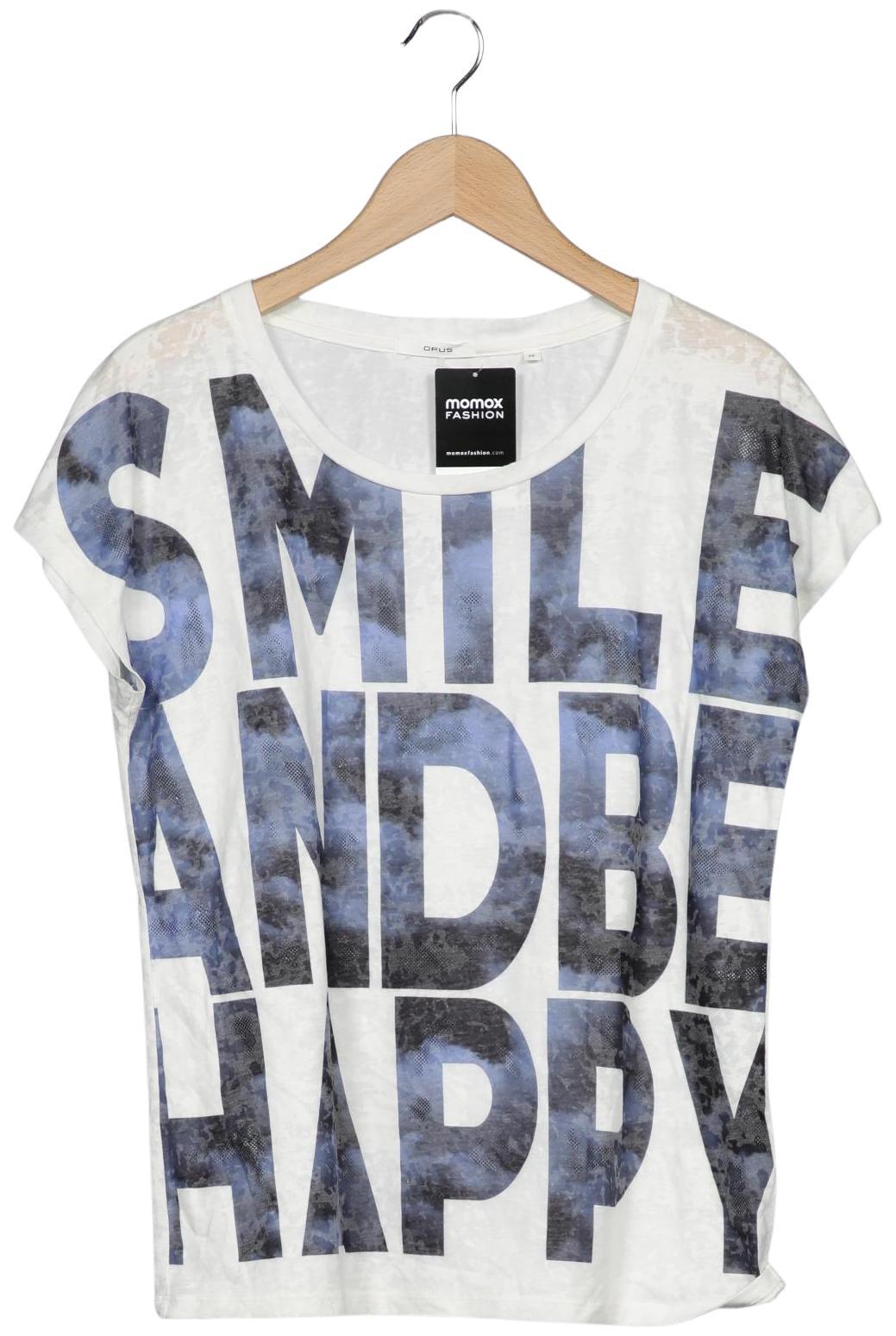 

Opus Damen T-Shirt, weiß, Gr. 36