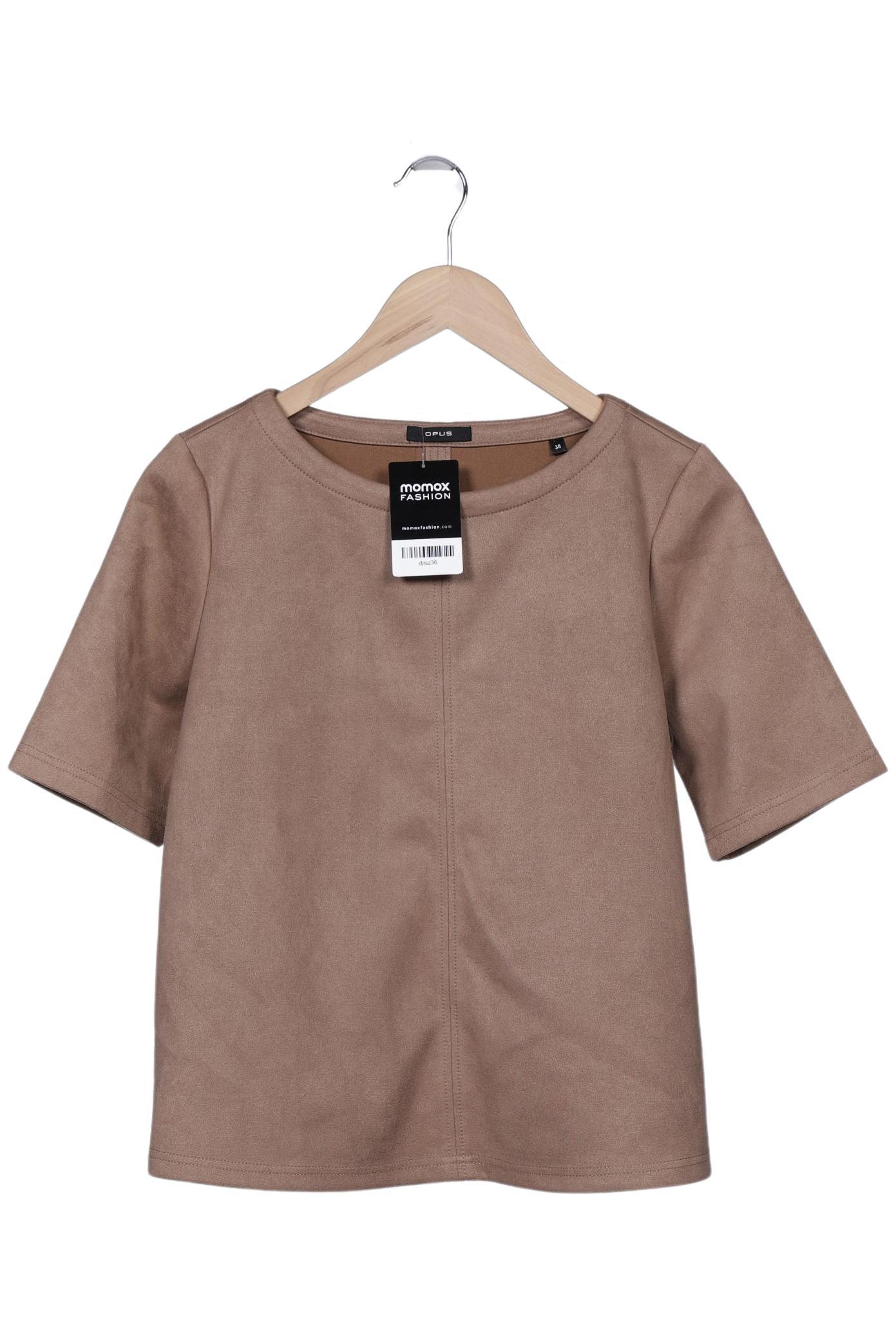 

Opus Damen T-Shirt, braun, Gr. 38