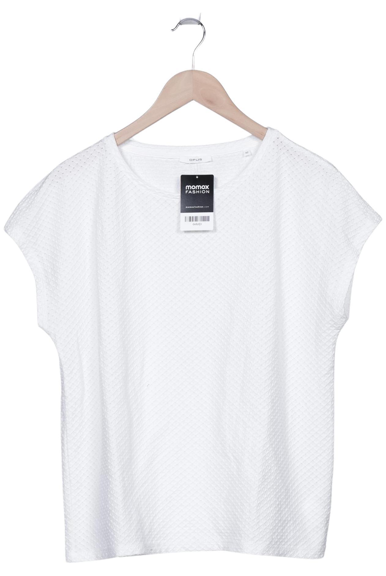 

Opus Damen T-Shirt, weiß, Gr. 42