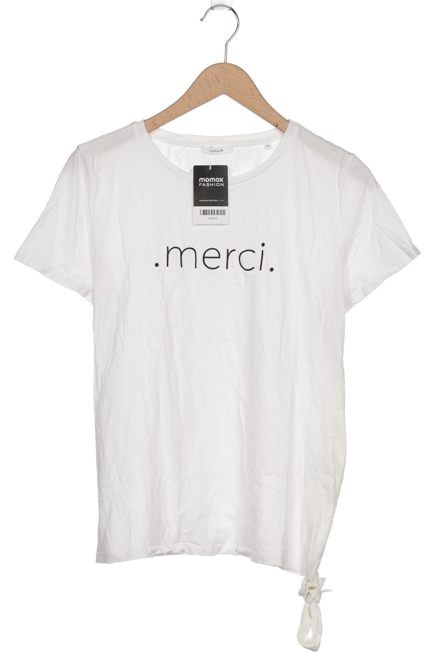 

Opus Damen T-Shirt, weiß, Gr. 42