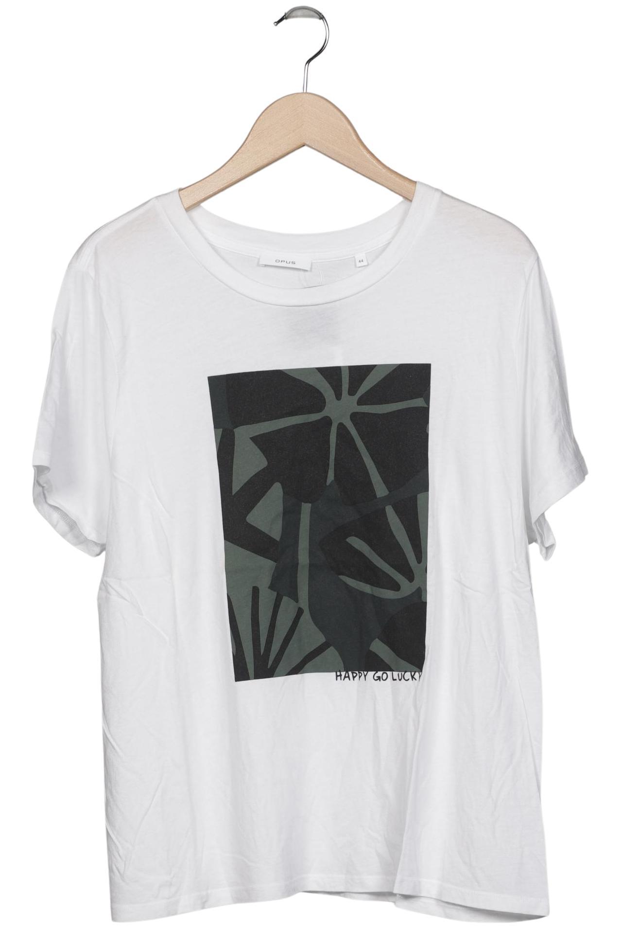 

Opus Damen T-Shirt, weiß, Gr. 44