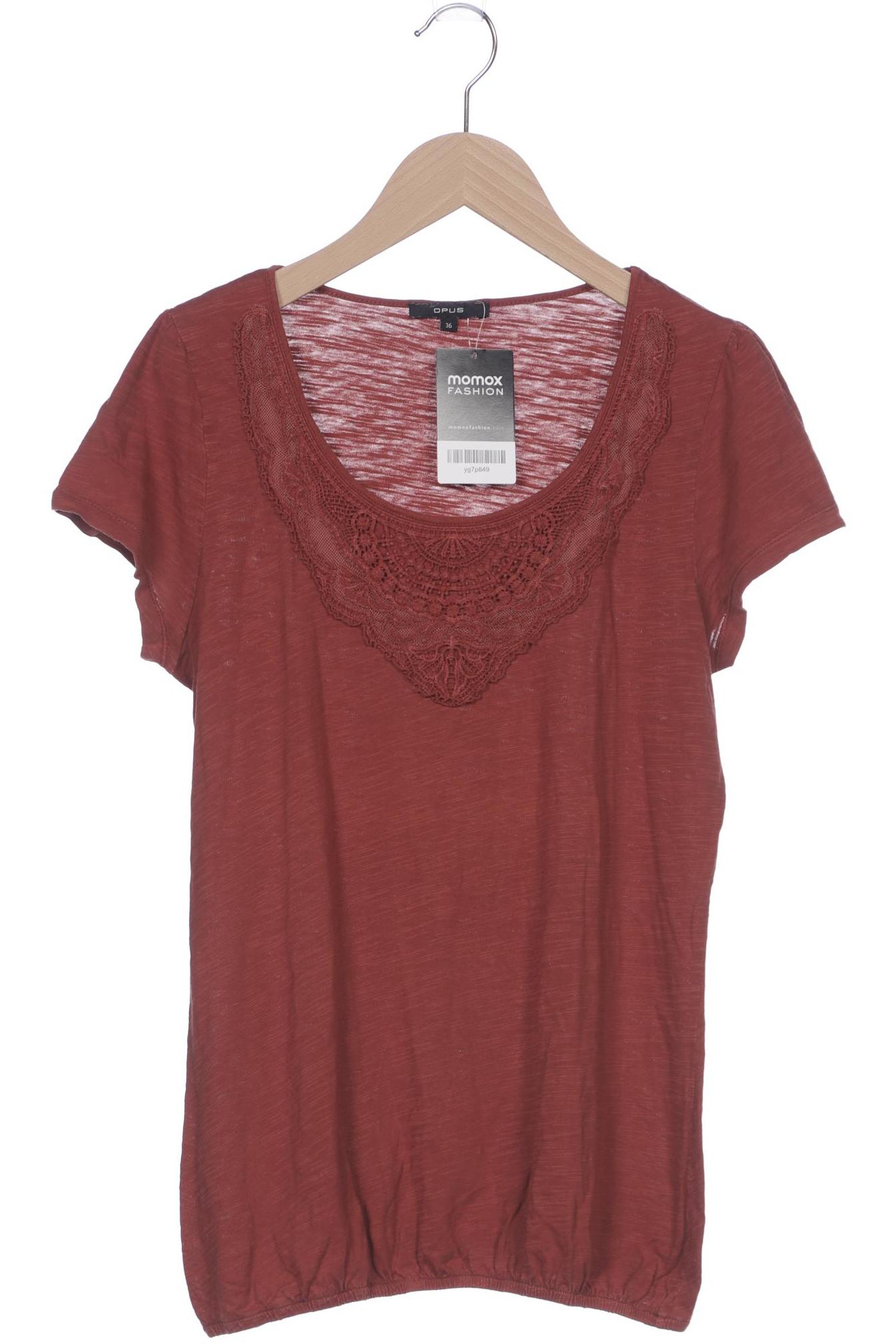 

Opus Damen T-Shirt, braun, Gr. 36