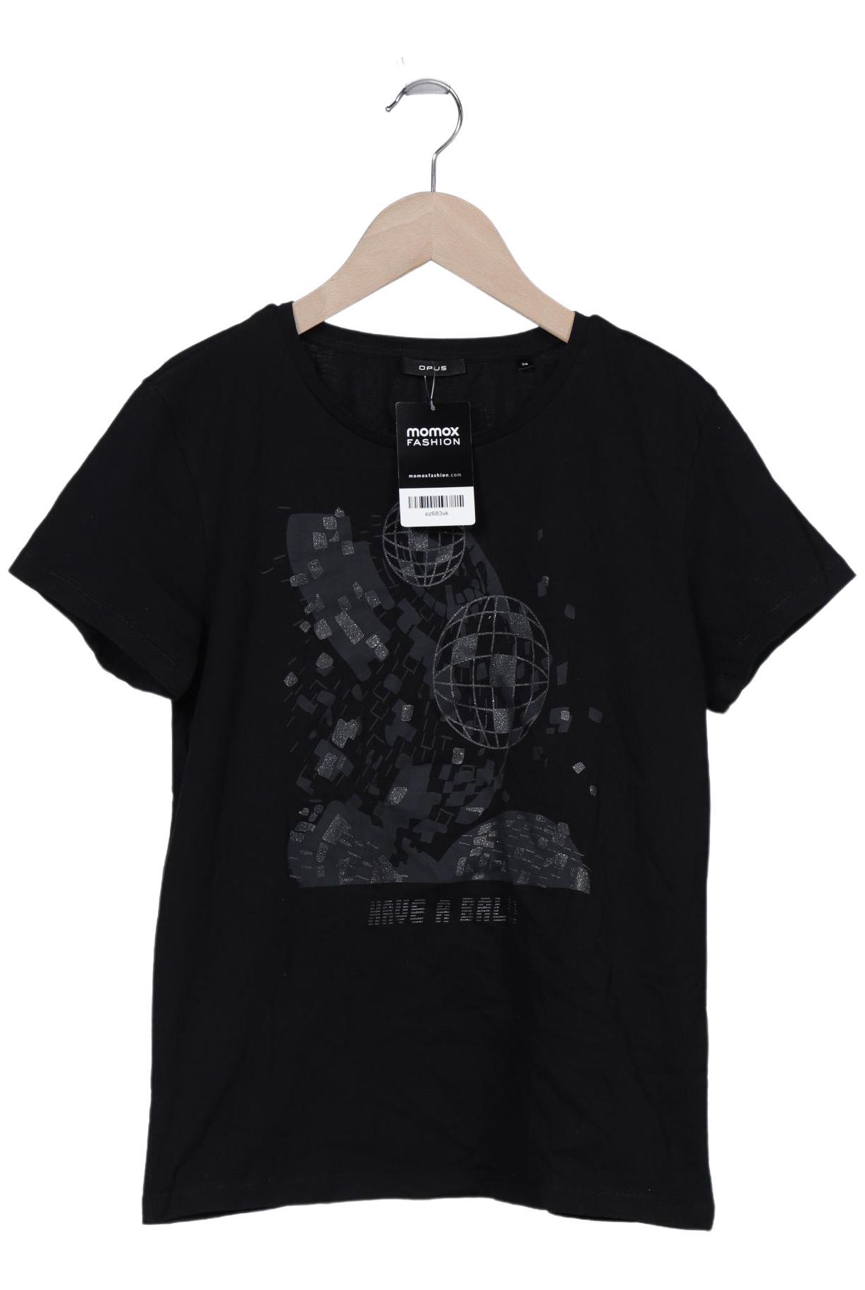 

Opus Damen T-Shirt, schwarz, Gr. 38