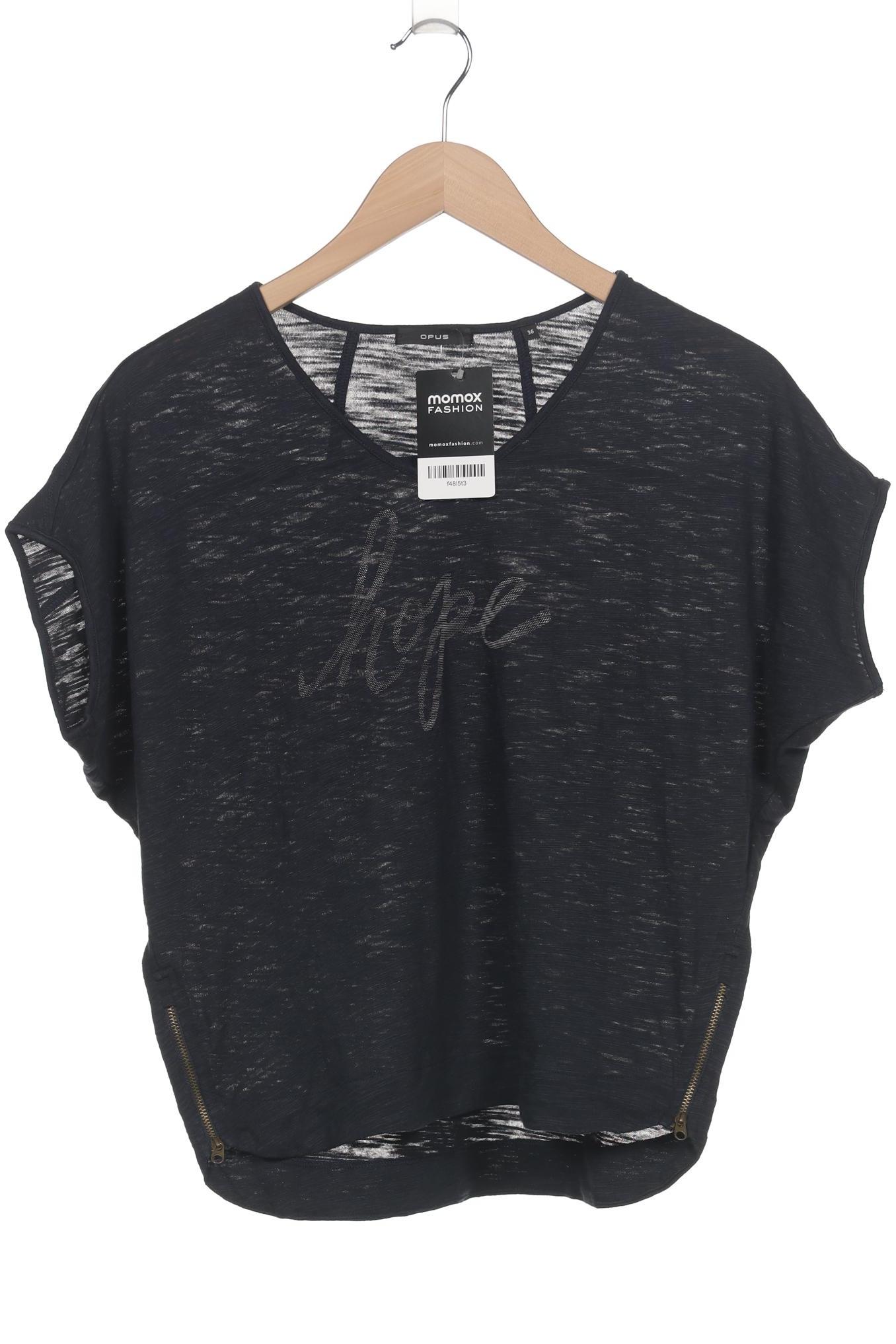 

Opus Damen T-Shirt, marineblau, Gr. 36