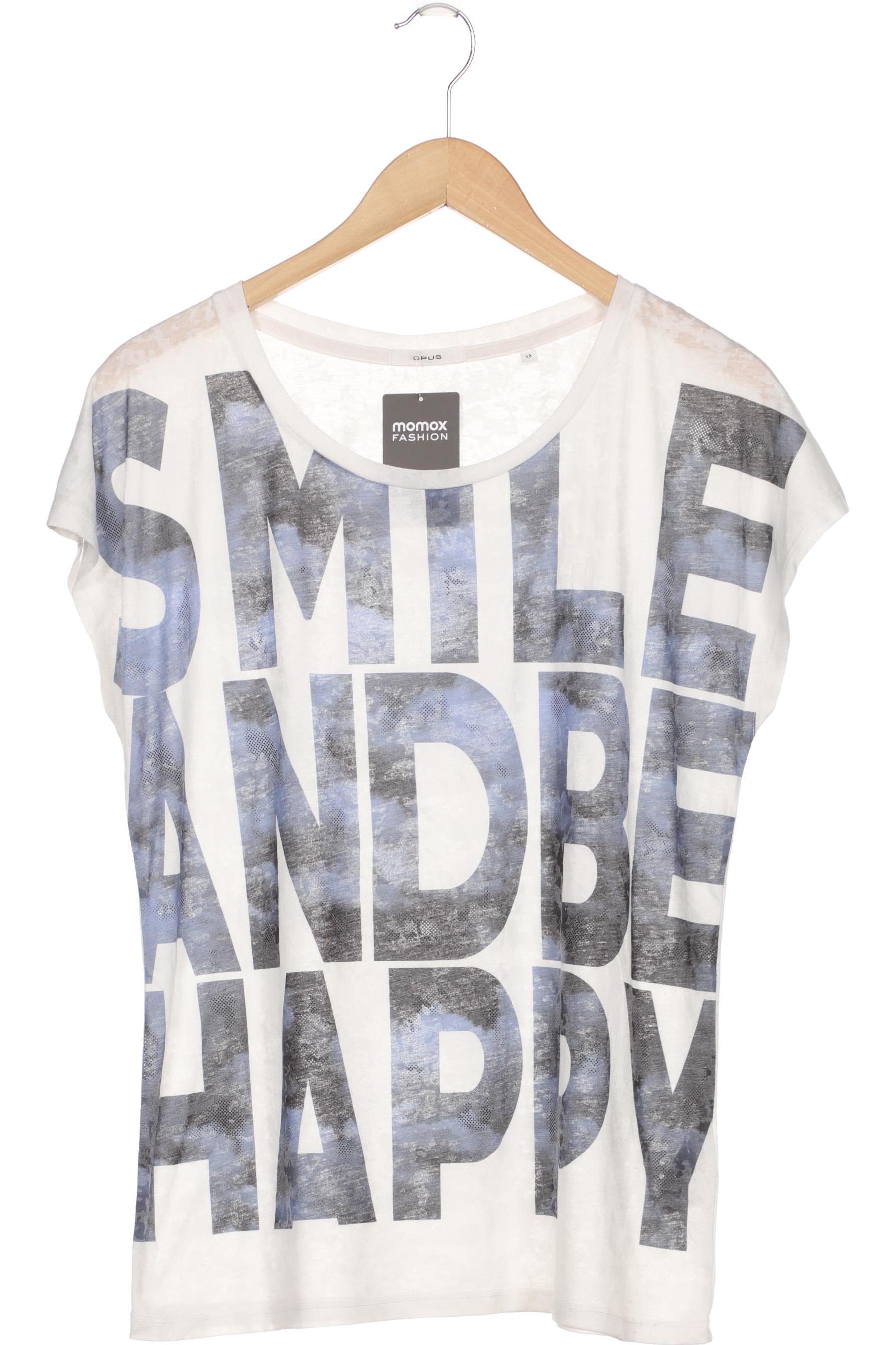 

Opus Damen T-Shirt, weiß, Gr. 38