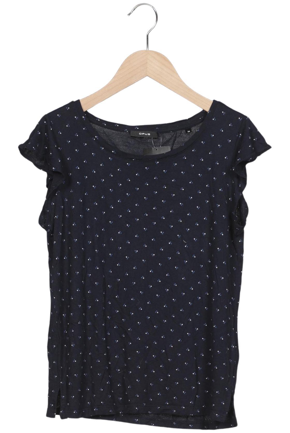 

Opus Damen T-Shirt, marineblau, Gr. 36