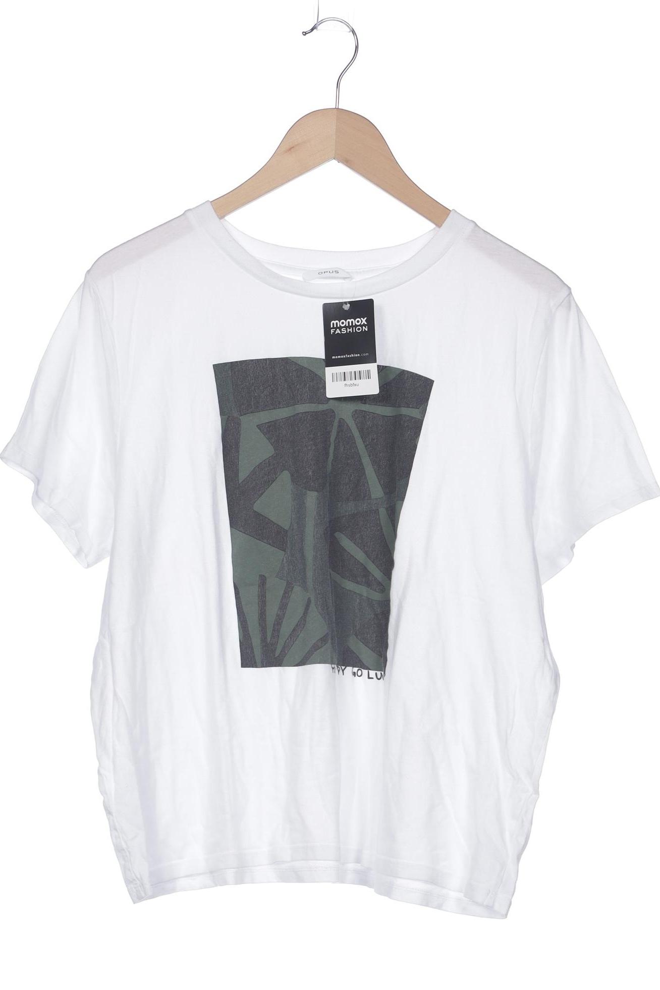 

Opus Damen T-Shirt, weiß, Gr. 44