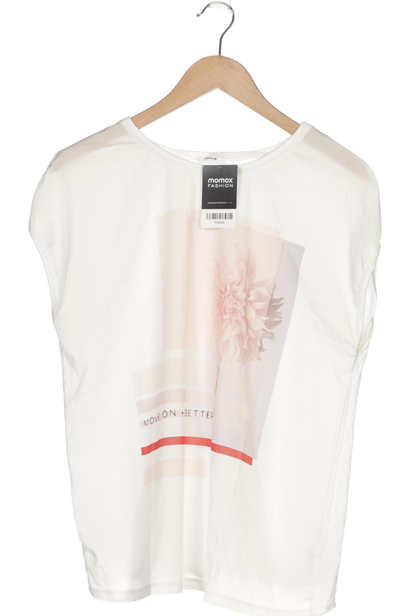 

Opus Damen T-Shirt, weiß, Gr. 38